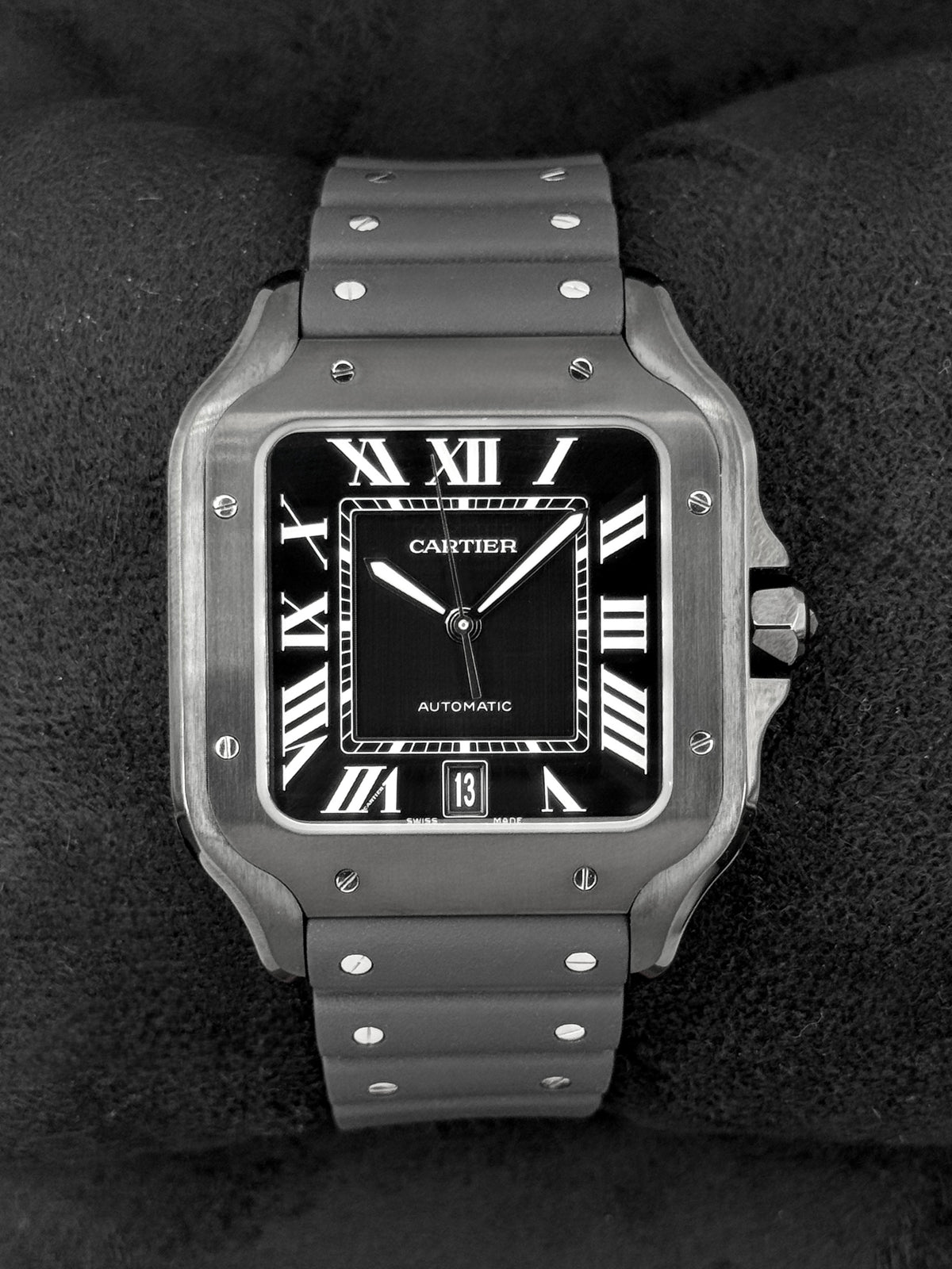 Cartier Santos De Cartier 39mm WSSA0039 Stainless Steel Black Dial - NEW 2026
