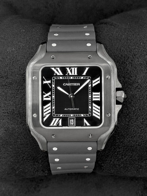 Cartier Santos De Cartier 39mm WSSA0039 Stainless Steel Black Dial - NEW 2026