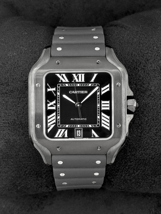 Cartier Santos De Cartier 39mm WSSA0039 Stainless Steel Black Dial - NEW 2026