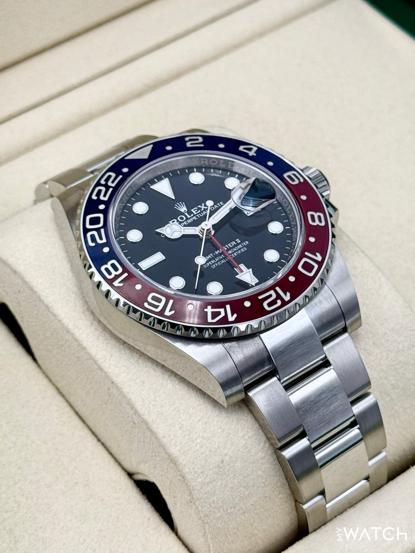 NEW 2025 Rolex GMT-Master II "Pepsi" 40mm 126710BLRO Oyster