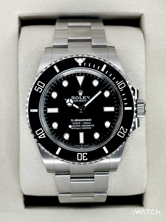 2025 Rolex Submariner 41mm 124060 Stainless Steel Black Dial - MyWatchLLC