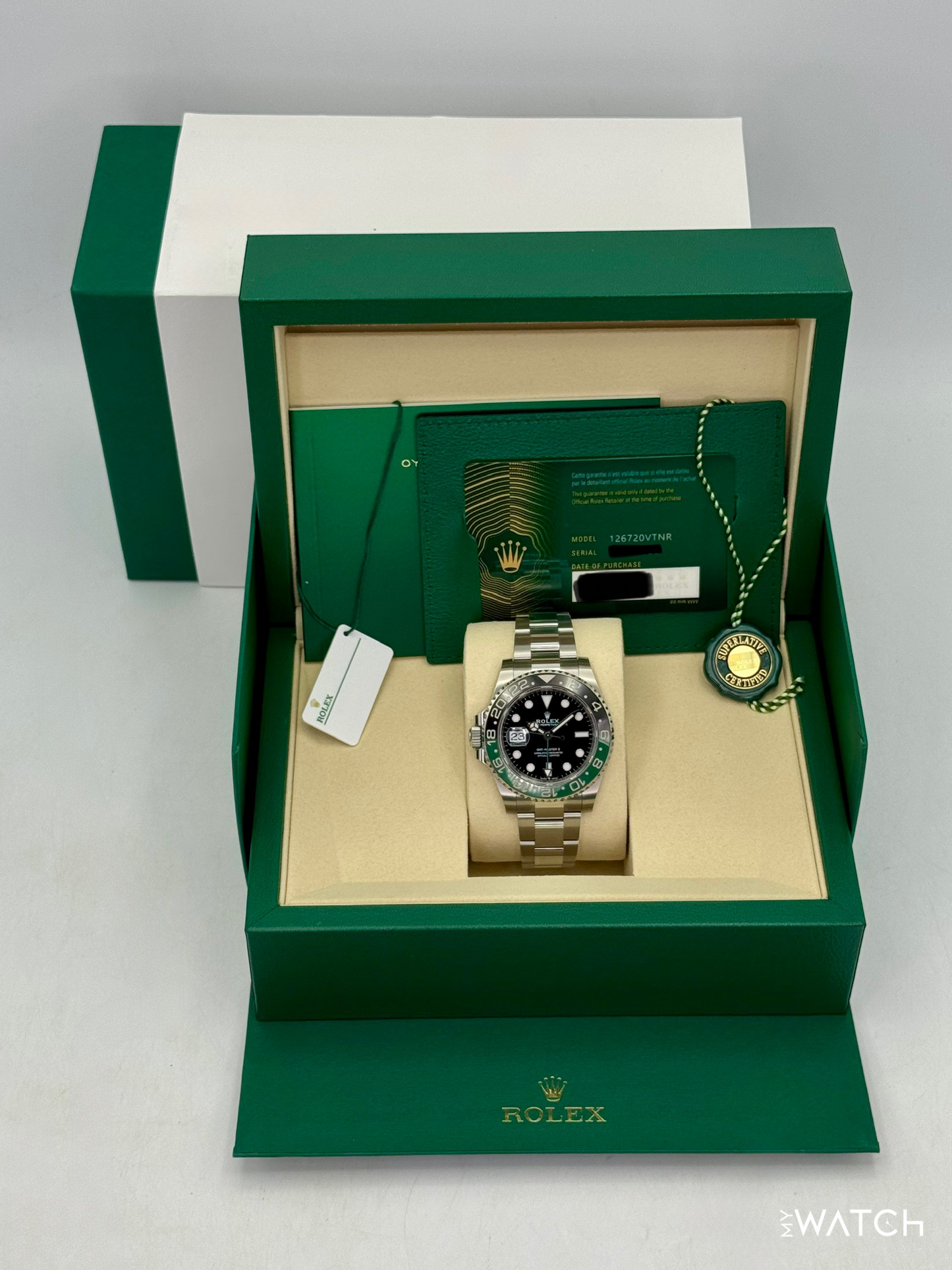 2026 Rolex GMT-Master II “Sprite” 40mm 126720VTNR Oyster - MyWatchLLC