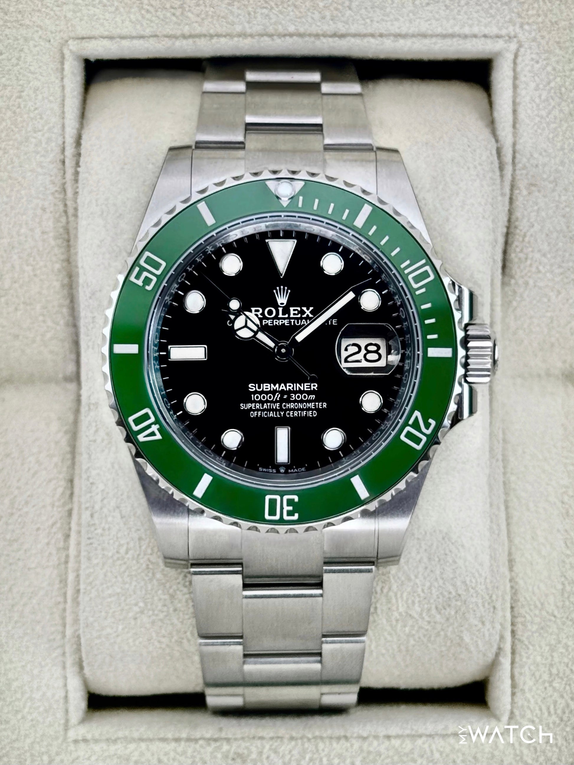 2022 Rolex Submariner "Starbucks" 41mm 126610LV Black Dial - MyWatchLLC