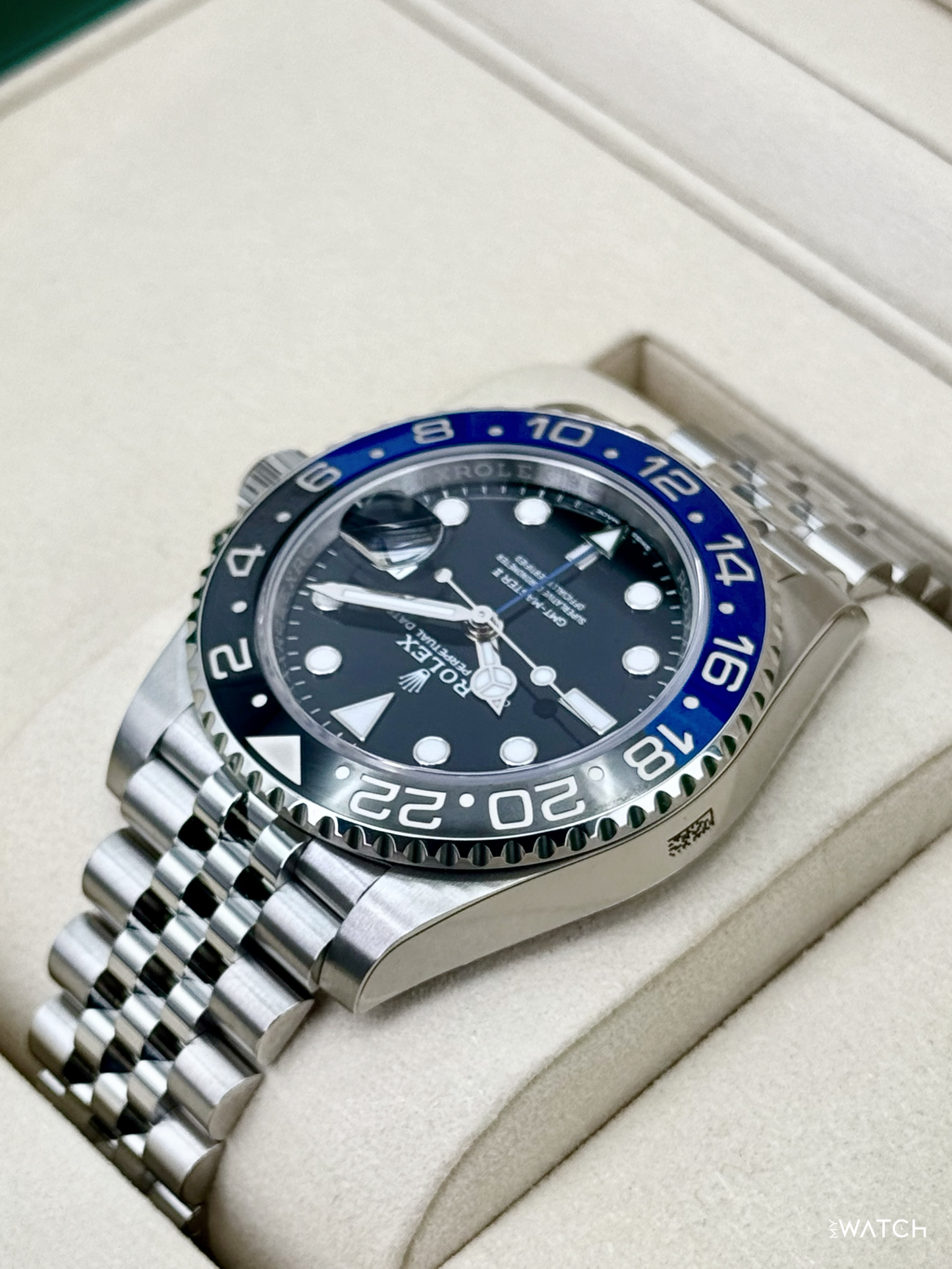 NEW 2026 Rolex GMT-Master II "Batgirl" 40mm 126710BLNR Jubilee (STICKERED) - MyWatchLLC