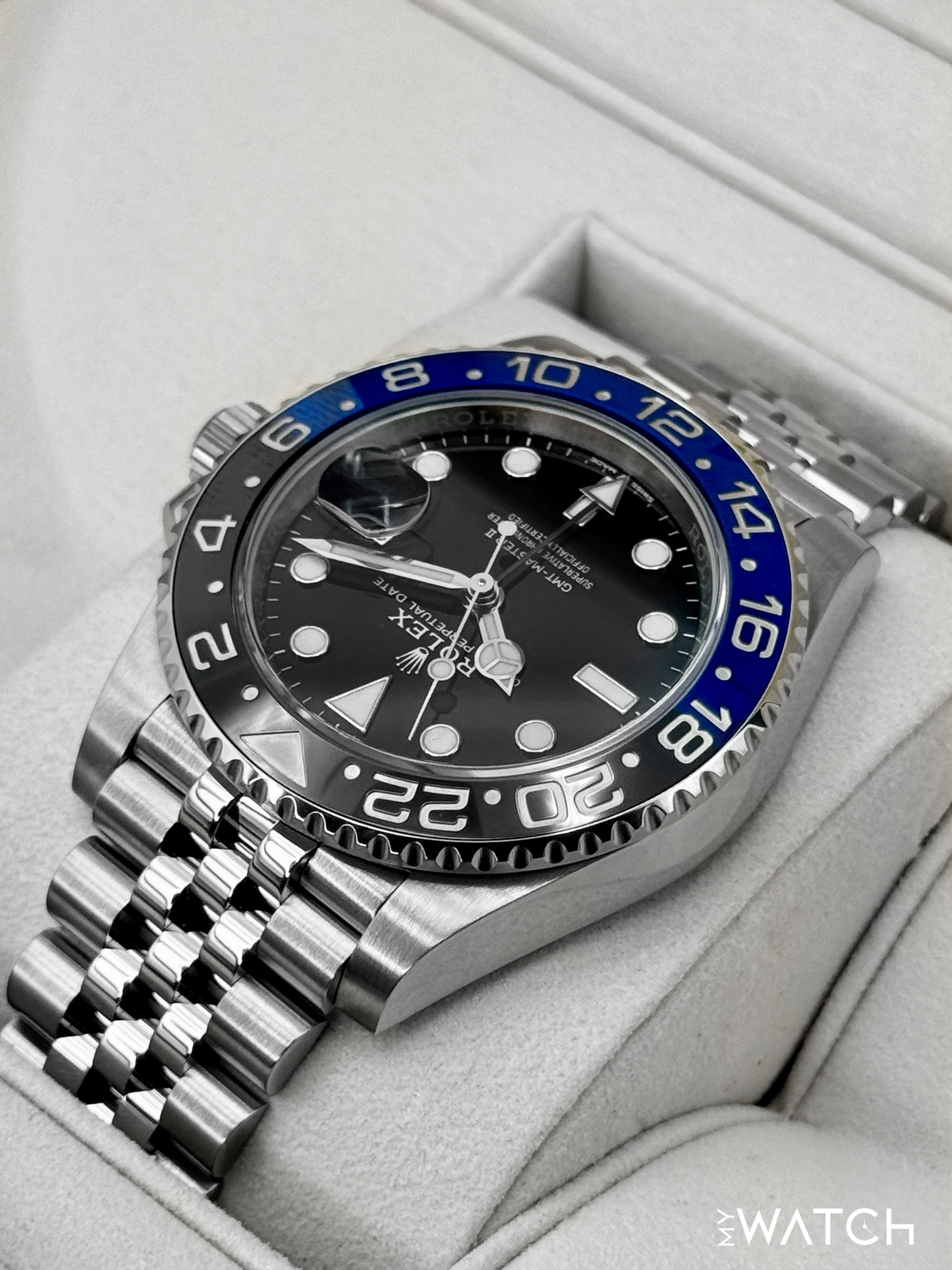 2022 Rolex GMT-Master II "Batgirl" 40mm 126710BLNR Jubilee