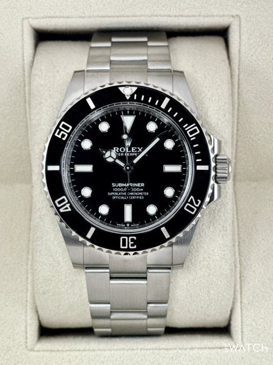2021 Rolex Submariner 41mm 124060 Stainless Steel Black Dial - MyWatchLLC