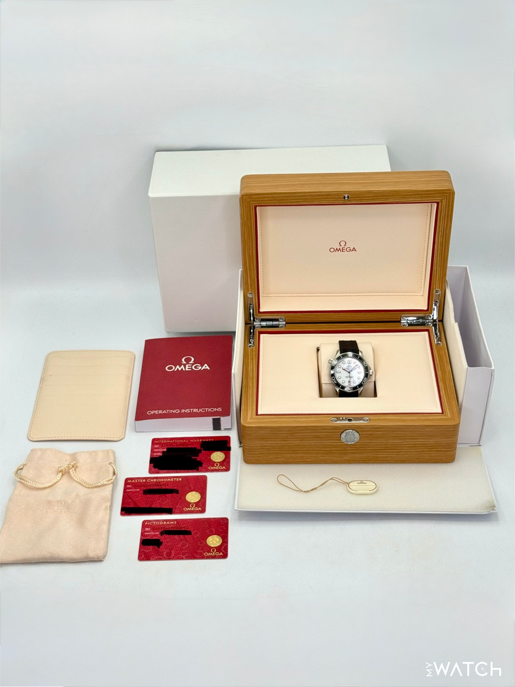 NEW 2022 Omega Seamaster Diver 300M 42mm 210.30.42.20.04.001 White Dial - MyWatchLLC