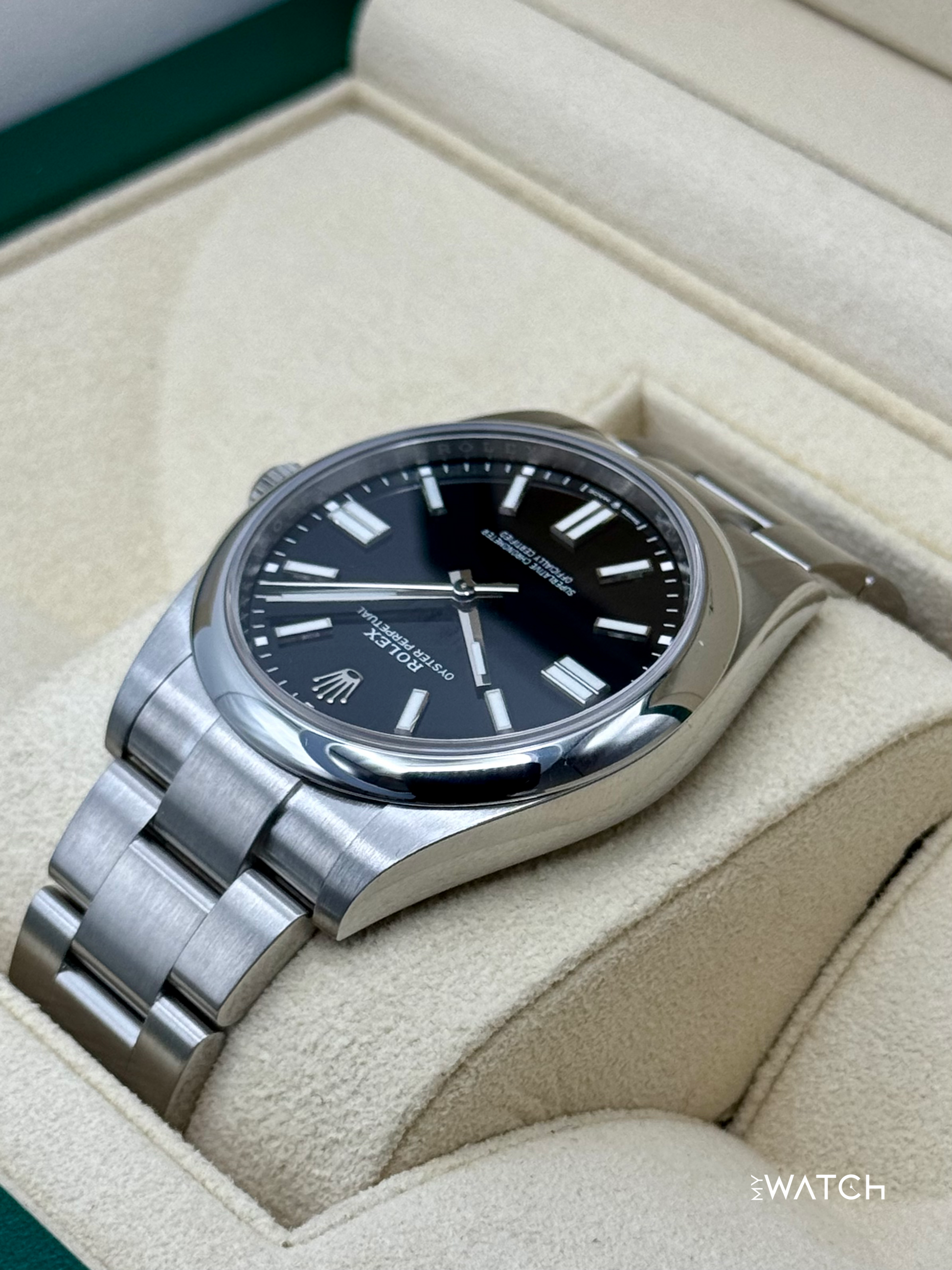 2024 Rolex Oyster Perpetual 41mm 124300 Black Dial - MyWatchLLC