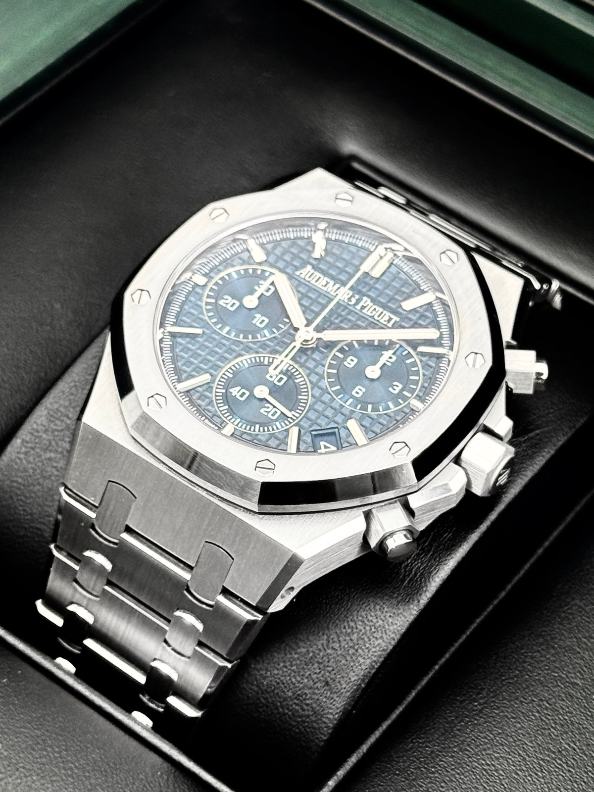 2026 Audemars Piguet Royal Oak Chronograph 41mm 26240ST Blue Dial