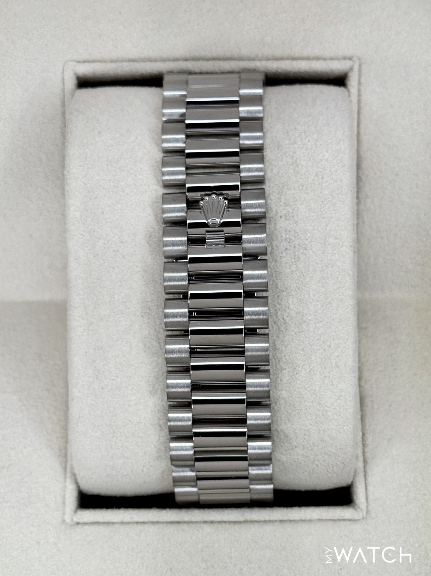 2025 Rolex Day-Date 40mm 228239 Presidential White Gold Meteorite Dial