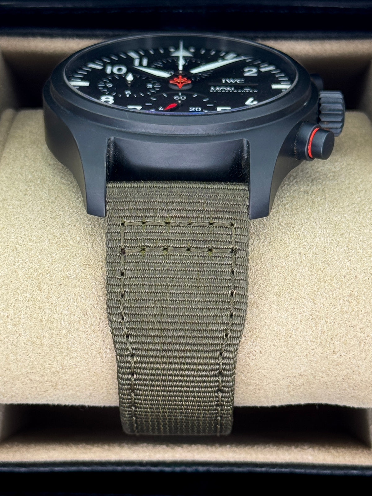 2021 IWC Pilot Chronograph Top Gun 44mm IW389104 Ceramic Black Dial