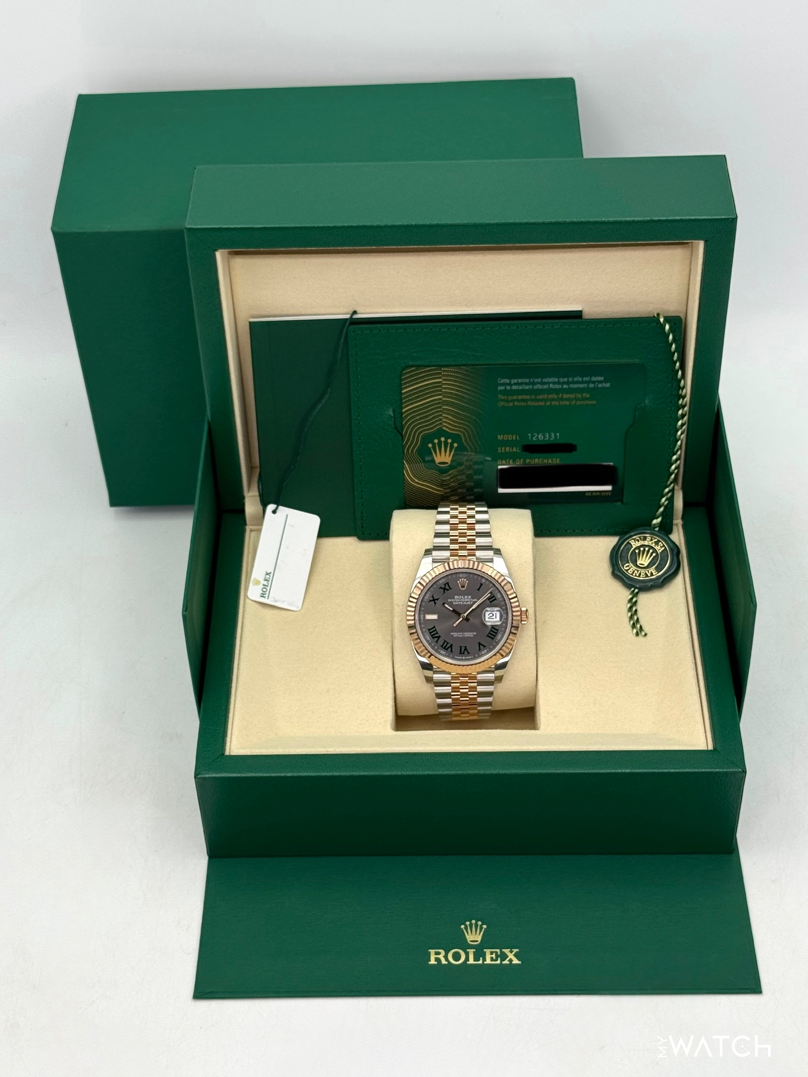 2025 Rolex Datejust 41mm 126331 Two-Tone Jubilee Wimbledon Dial - MyWatchLLC