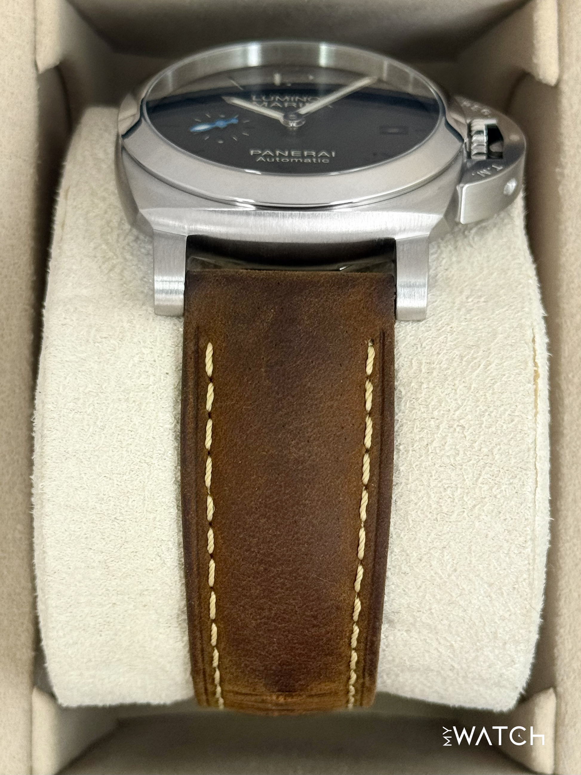 2024 Panerai Luminor Quaranta 40mm PAM01372 Stainless Steel Black Dial - MyWatchLLC
