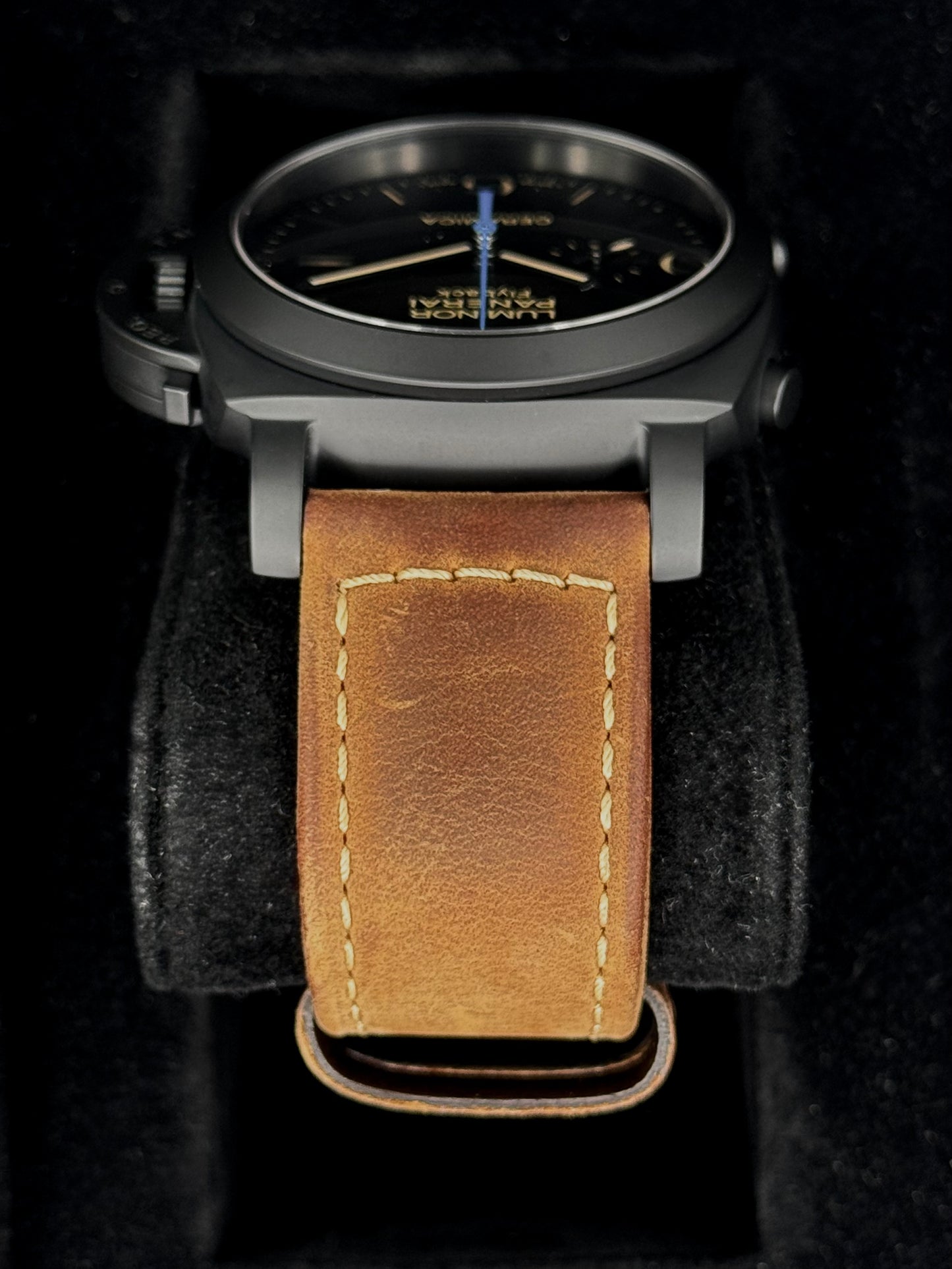 2016 Panerai Luminor 1950 3 Days 44mm PAM00580 Ceramic Black Dial