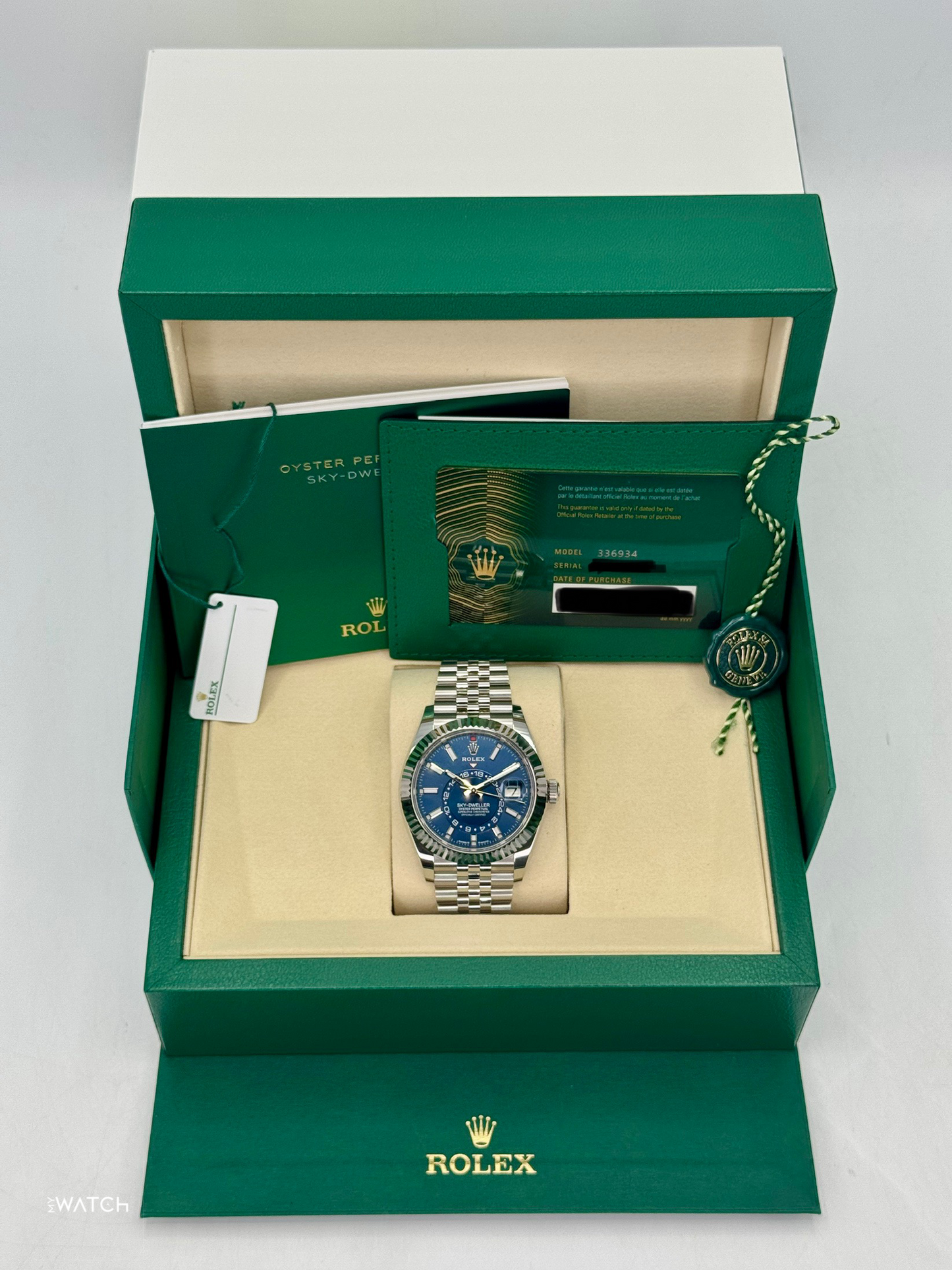 NEW 2025 Rolex Sky-Dweller 42mm 336934 Jubilee Blue Dial - MyWatchLLC