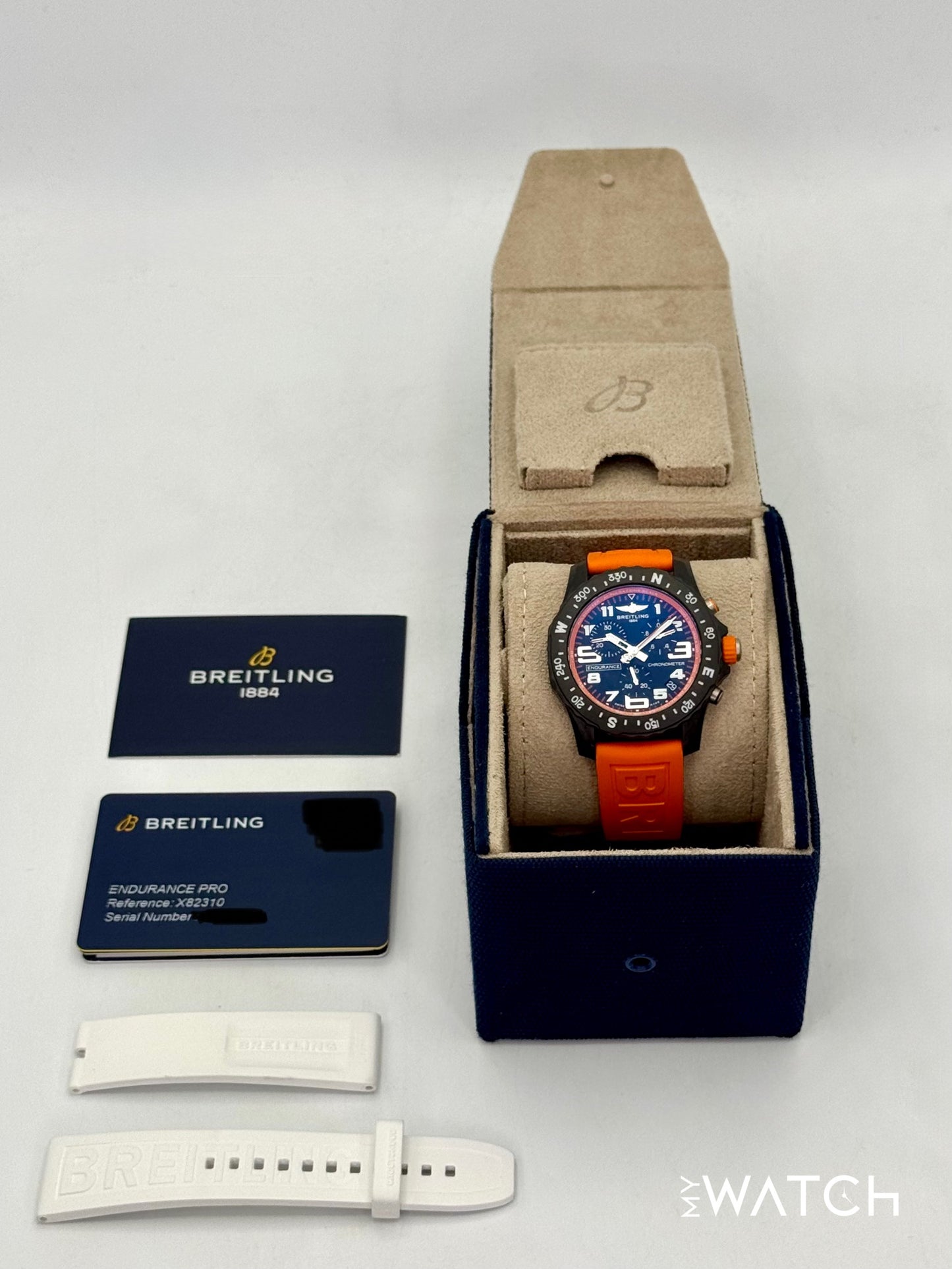 2023 Breitling Endurance Pro 44mm X82310 Plastic Black Dial