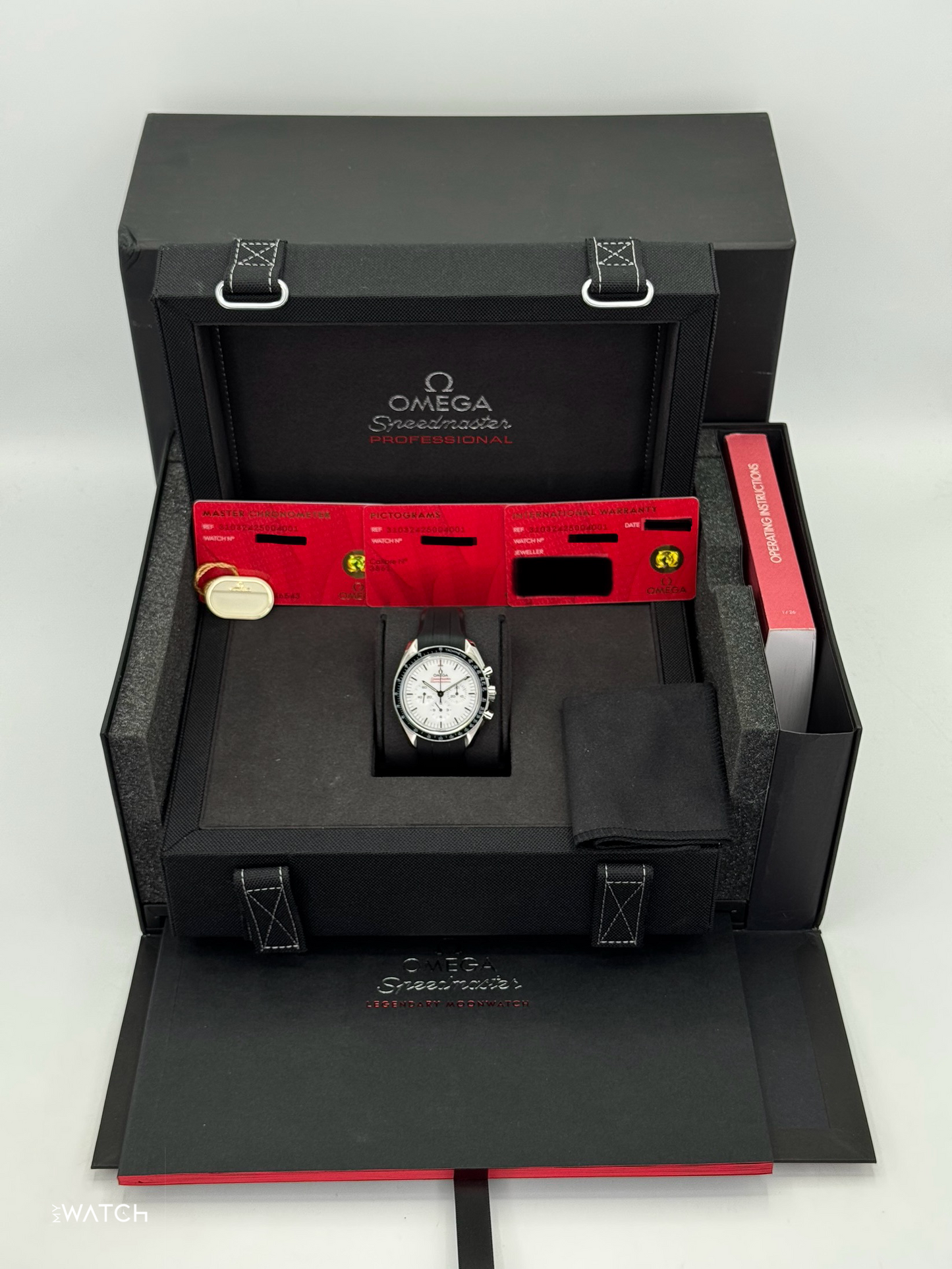 NEW 2025 Omega Speedmaster Moonwatch Pro 42mm 310.32.42.50.04.001 White Dial