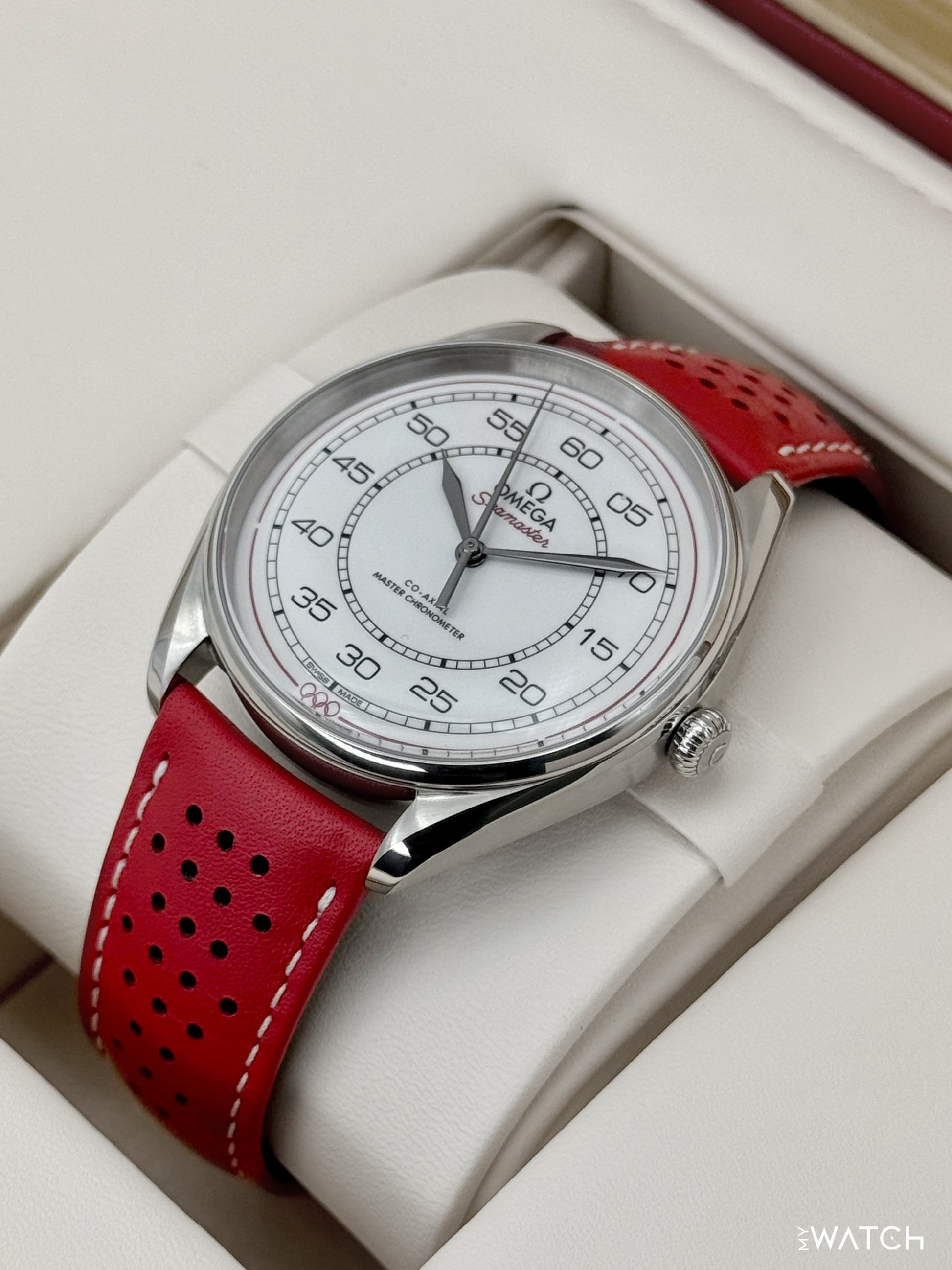 NEW 2026 Omega Olympic Official Timekeeper 39.5mm 522.32.40.20.04.004 White Dial - MyWatchLLC
