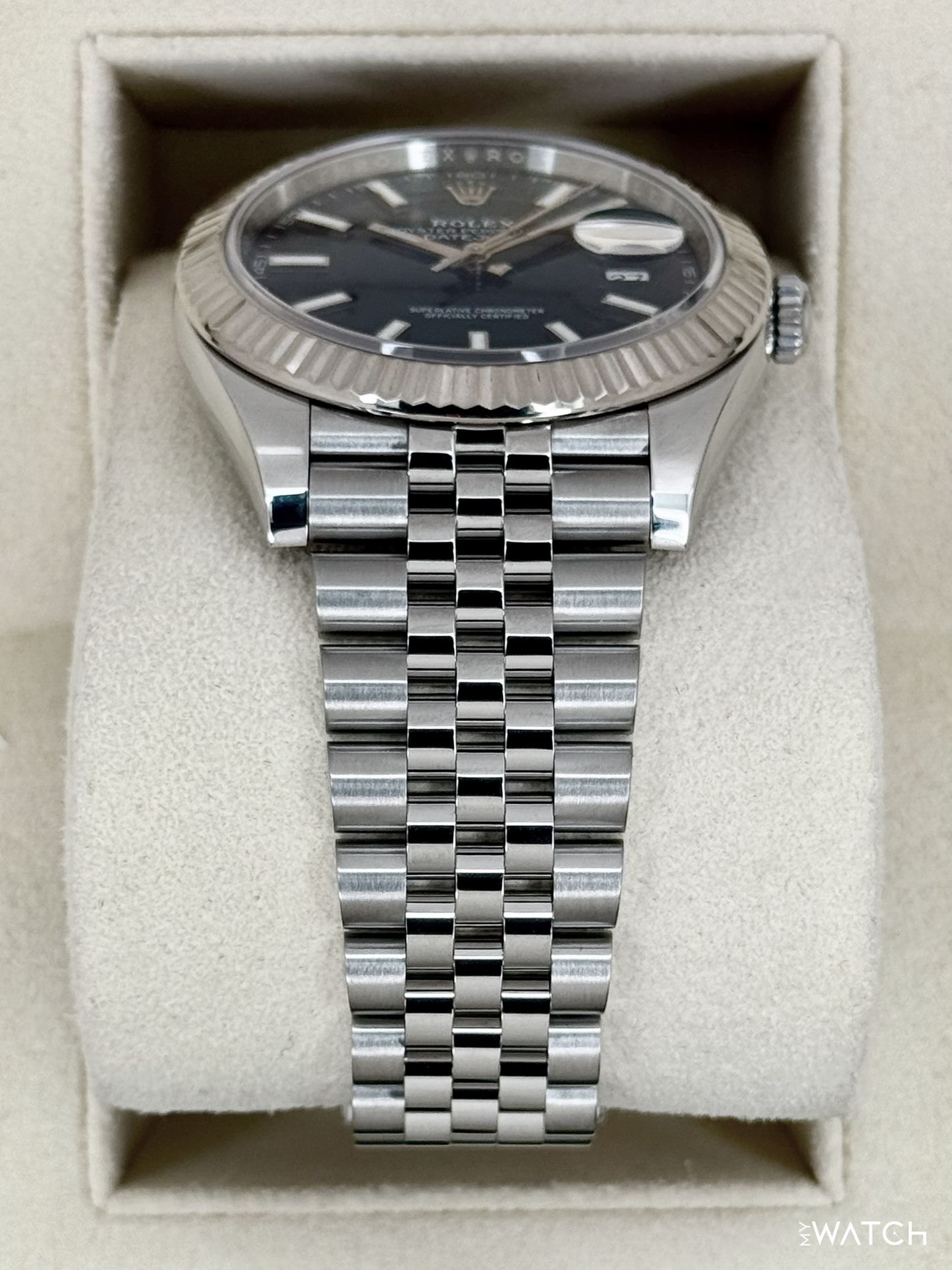 2023 Rolex Datejust 41mm 126334 Stainless Steel Jubilee Blue Dial - MyWatchLLC