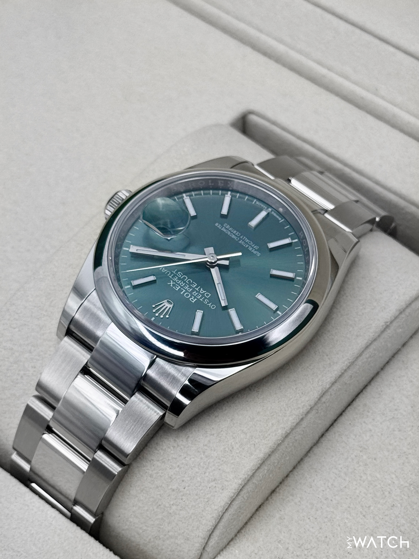 NEW 2025 Rolex Datejust 36mm 126200 Oyster Mint Green Dial