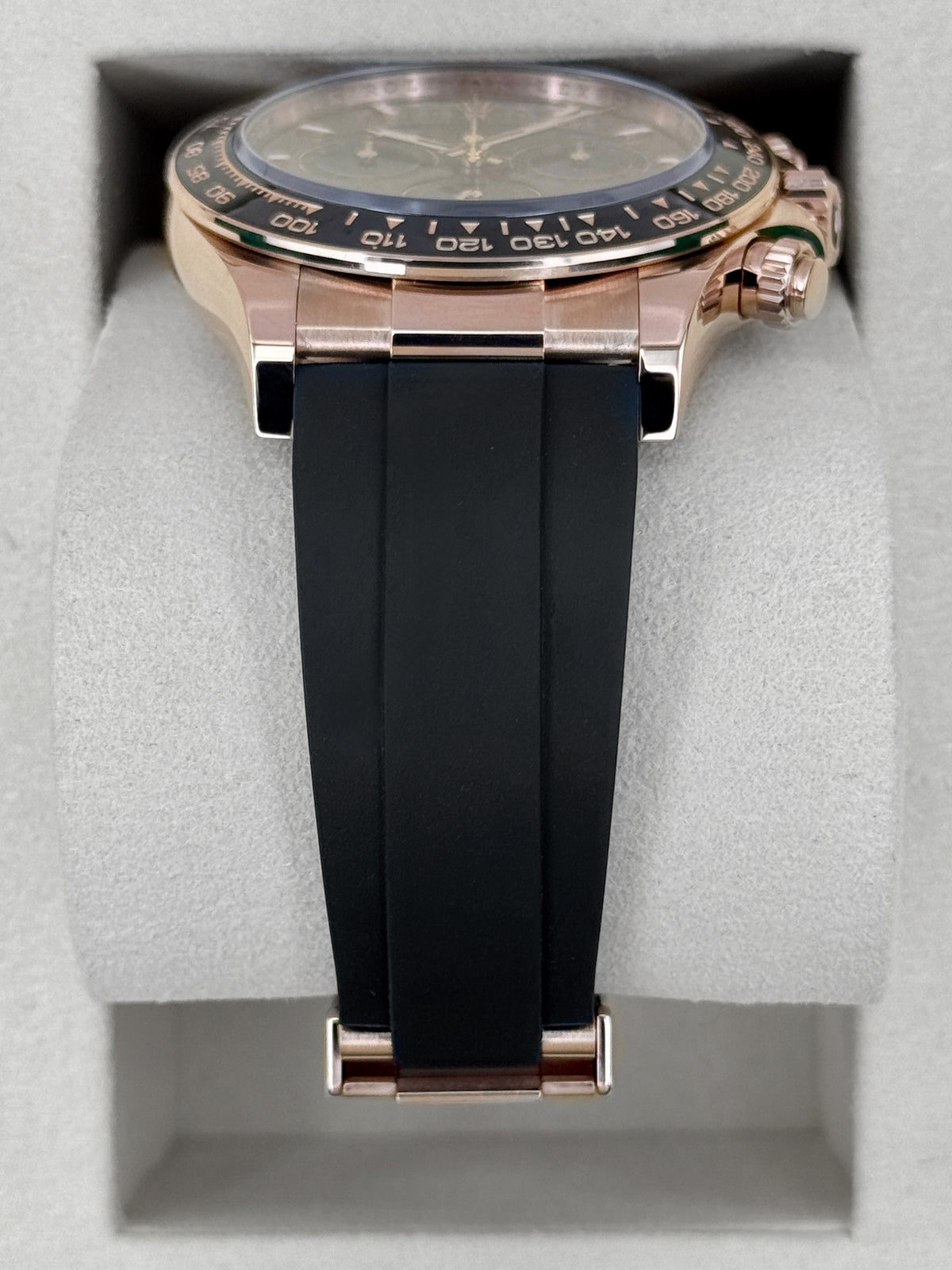 2025 Rolex Daytona 40mm 126515LN Rose Gold Oysterflex Chocolate Dial