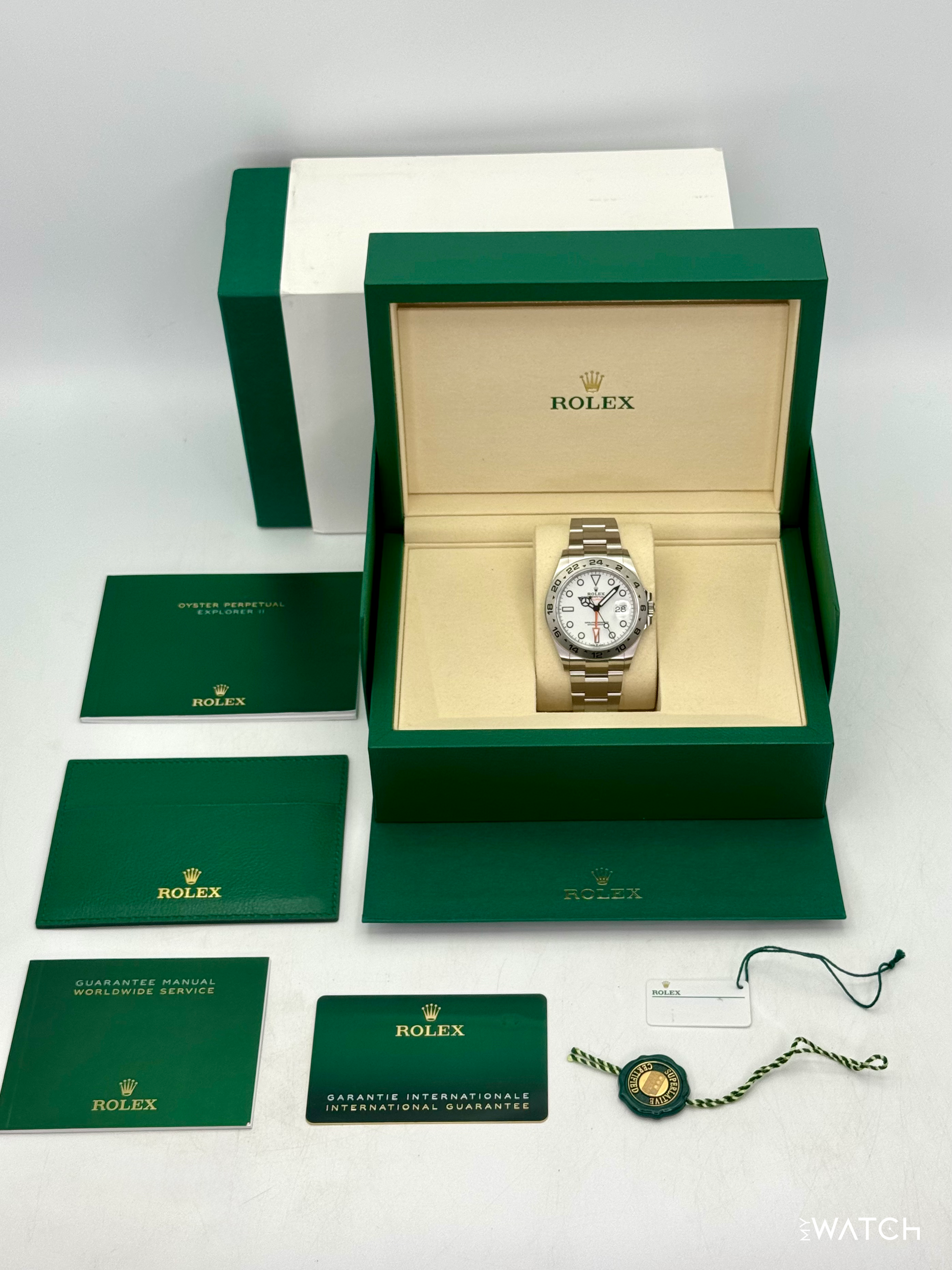 2025 Rolex Explorer II 42mm 226570 Polar White Dial - MyWatchLLC
