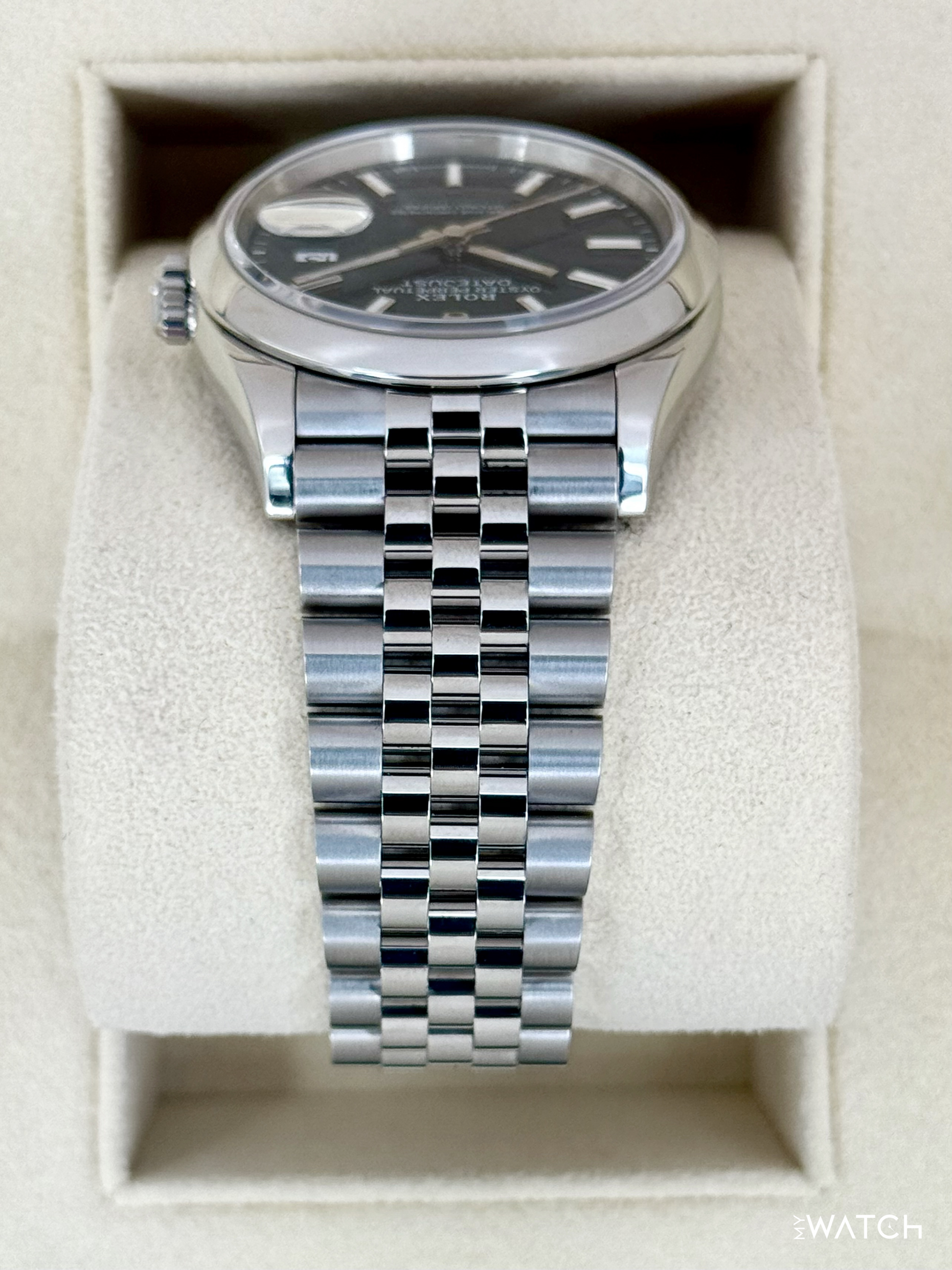 2024 Rolex Datejust 36mm 126200 Stainless Steel Jubilee Blue Dial - MyWatchLLC