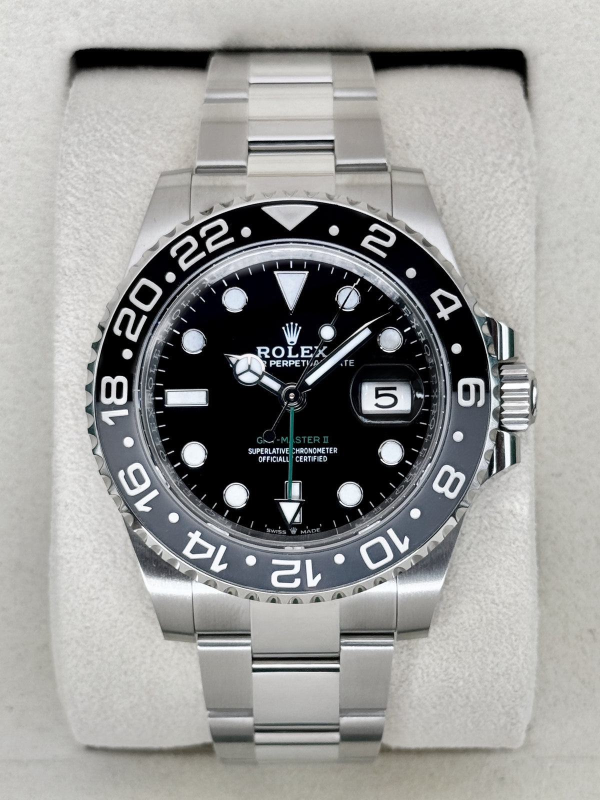 NEW 2026 Rolex GMT-Master II Bruce Wayne 40mm 126710GRNR Oyster (NEW STYLE CARD)