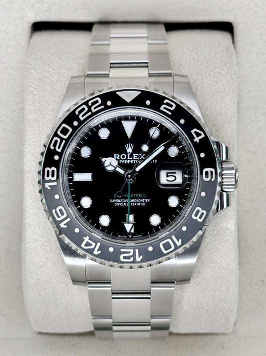NEW 2026 Rolex GMT-Master II Bruce Wayne 40mm 126710GRNR Oyster (NEW STYLE CARD)