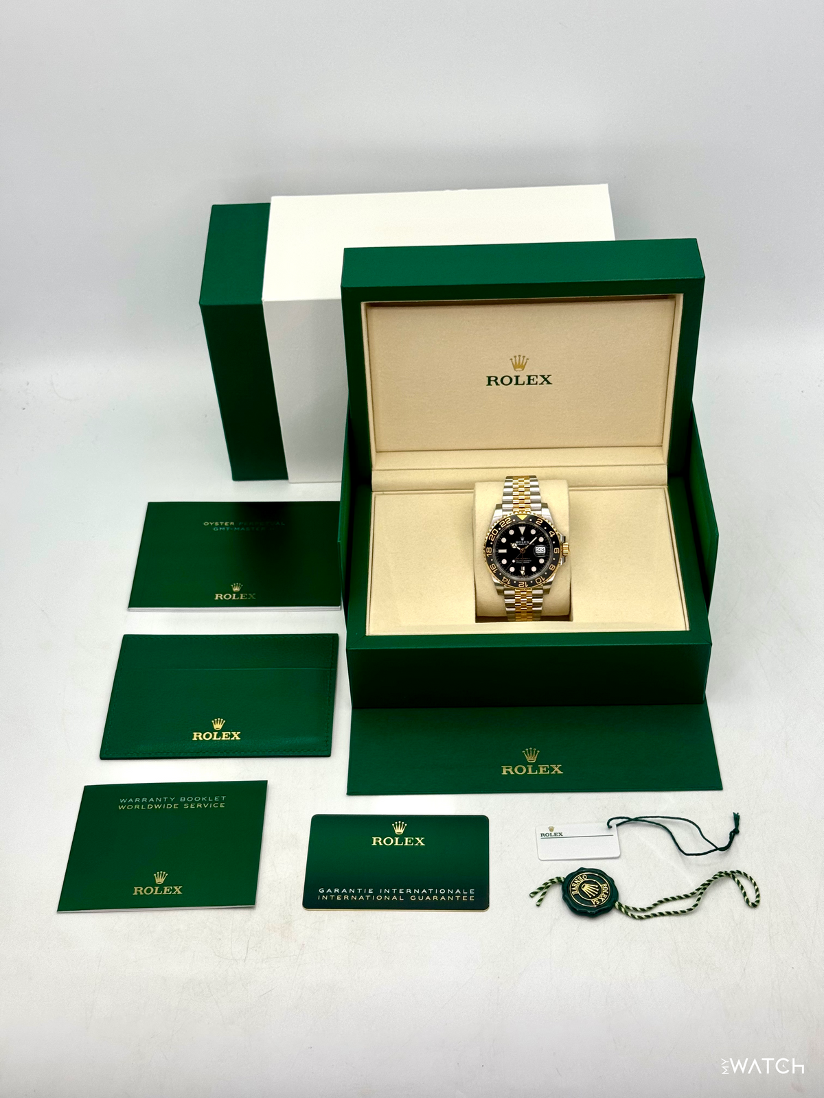 2025 Rolex GMT-Master II 40mm 126713GRNR Two-Tone Jubilee