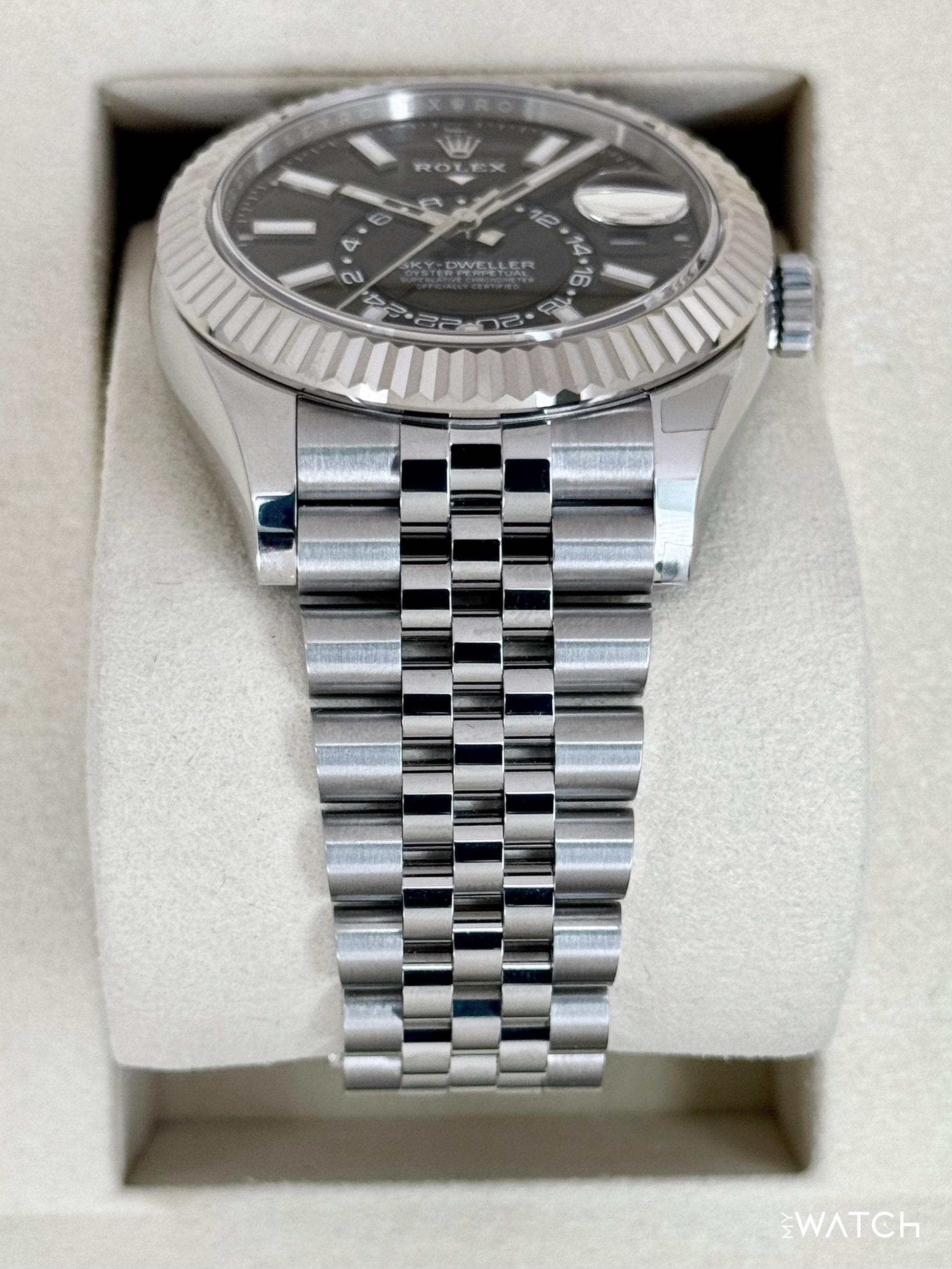 NEW 2025 Rolex Sky-Dweller 42mm 336934 Jubilee Black Dial (STICKERED) - MyWatchLLC