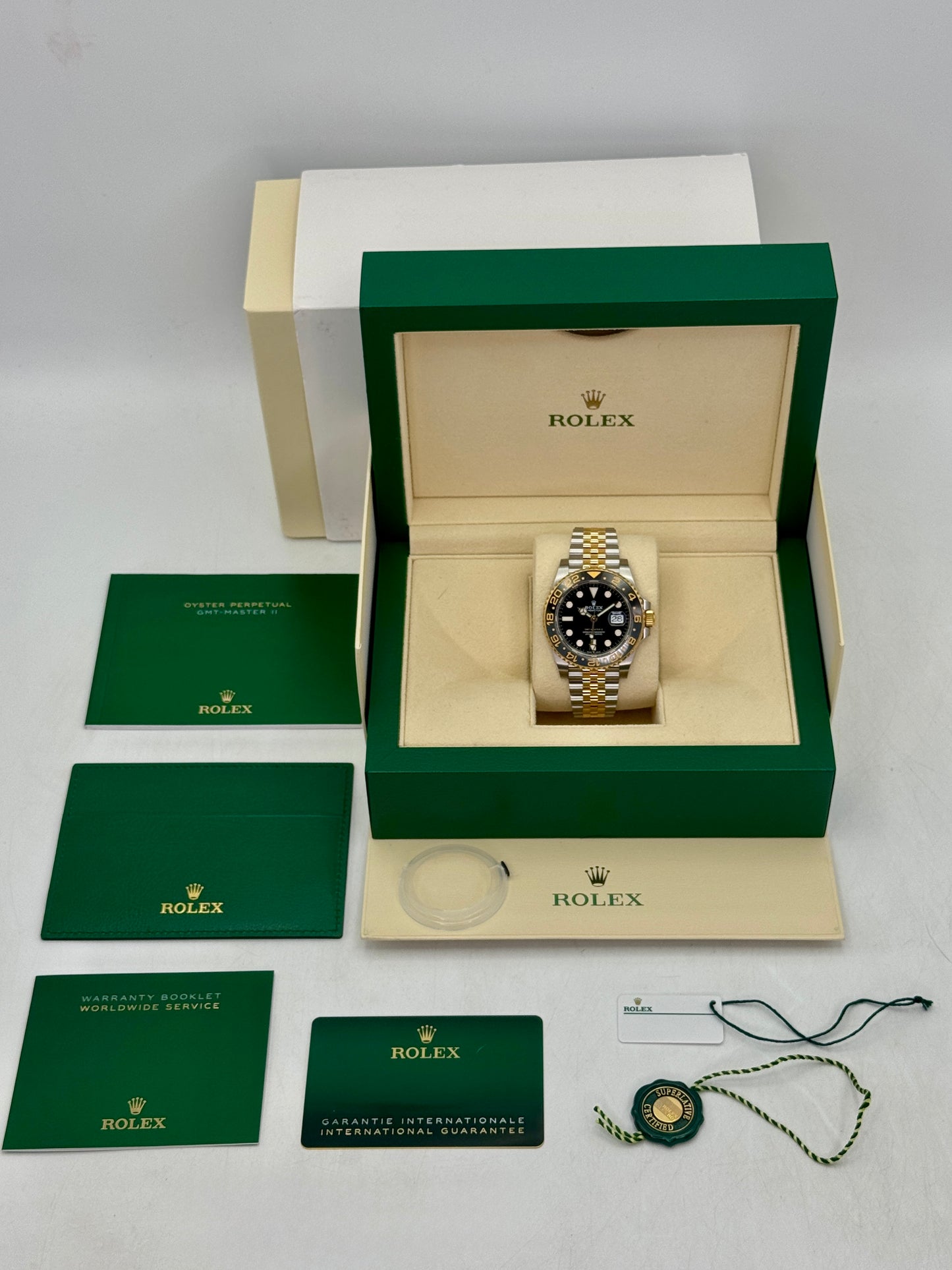 2024 Rolex GMT-Master II 40mm 126713GRNR Two-Tone Jubilee