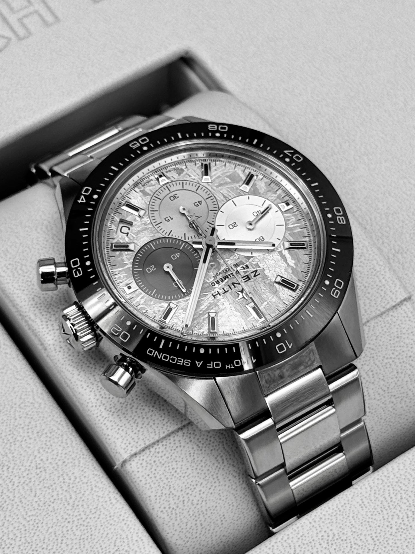 2026 Zenith Sport 41mm 03.3120.3600/76.M3100 Stainless Steel Meteorite Dial
