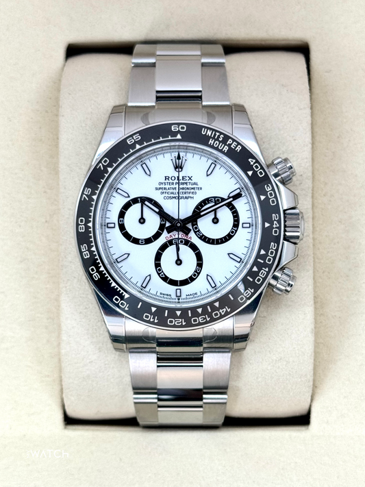 NEW 2025 Rolex Daytona 40mm 126500LN Stainless Steel Panda Dial (STICKERED)