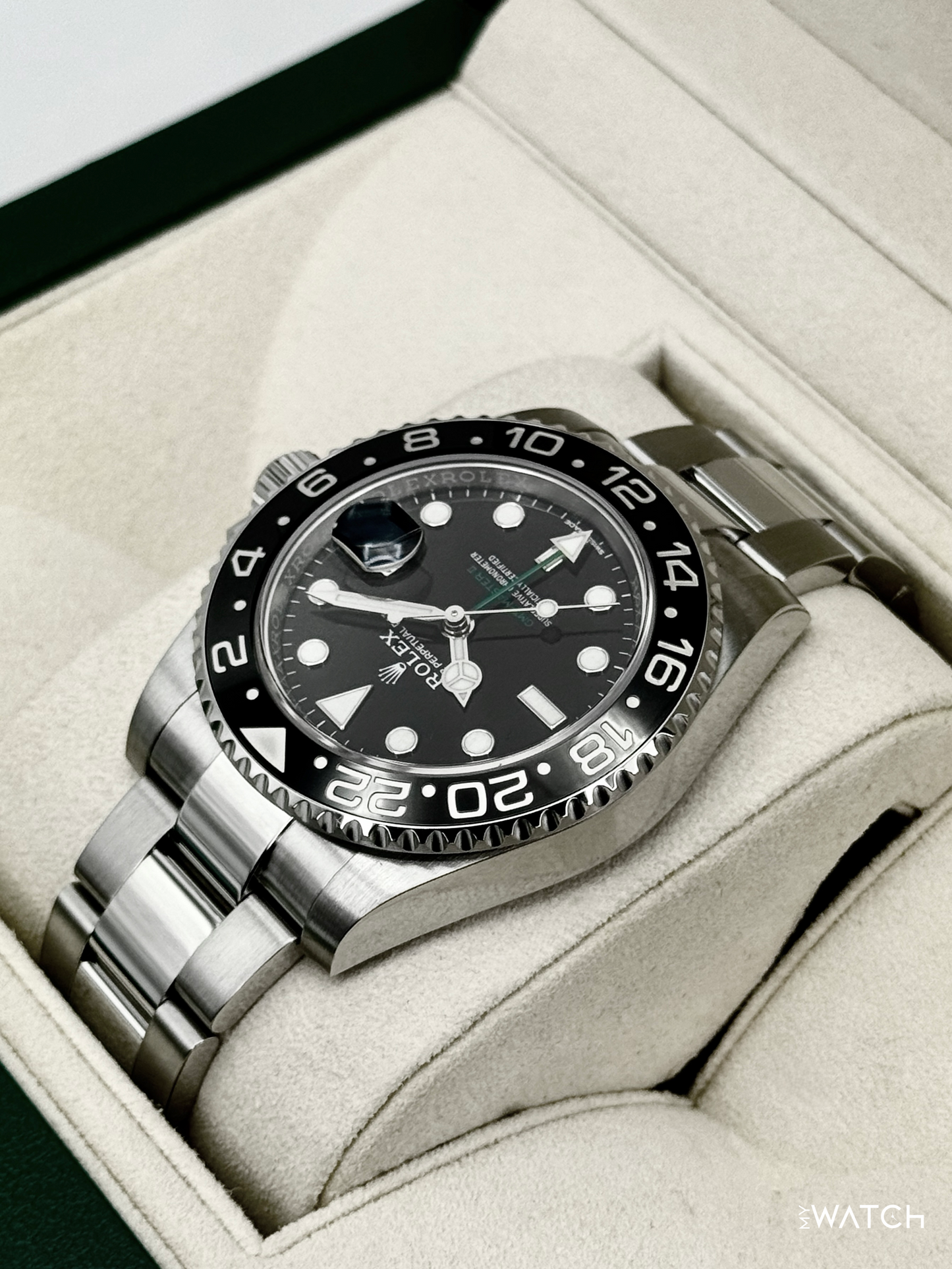 2018 Rolex GMT-Master II 40mm 116710LN Stainless Steel Black Dial - MyWatchLLC