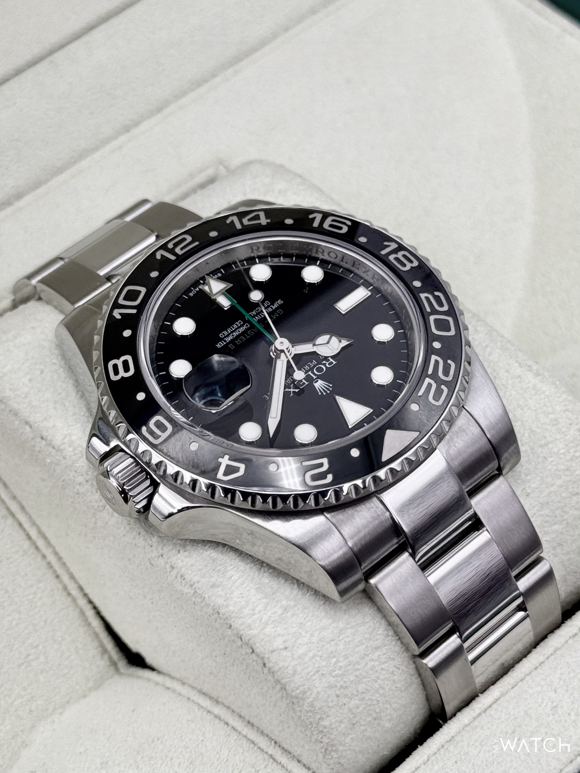 2008 Rolex GMT-Master II 40mm 116710LN Stainless Steel Black Dial - MyWatchLLC