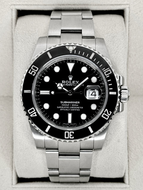2017 Rolex Submariner 40mm 116610LN Stainless Steel Black Dial
