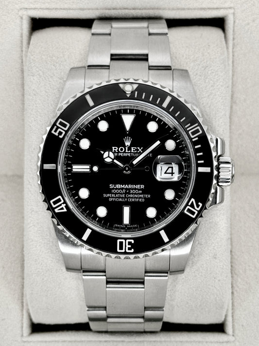 2017 Rolex Submariner 40mm 116610LN Stainless Steel Black Dial