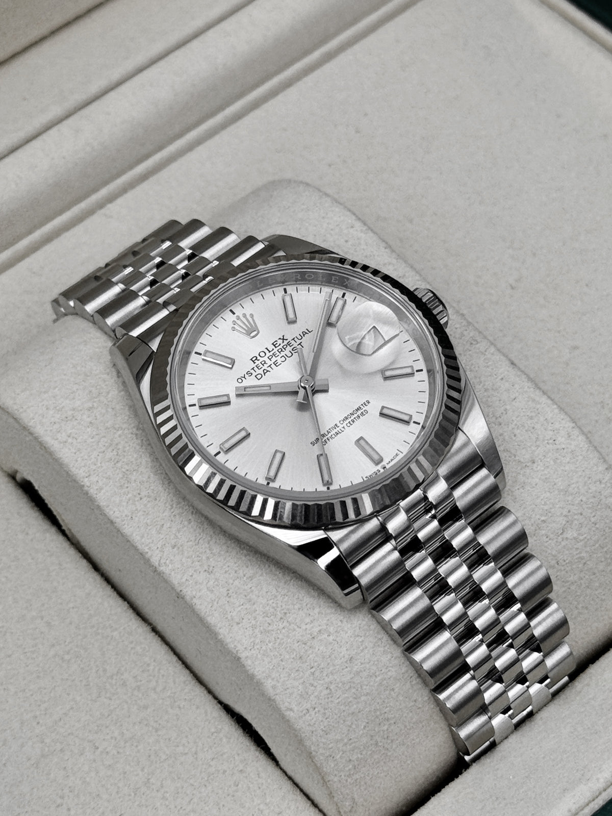 2025 Rolex Datejust 36mm 126234 Stainless Steel Jubilee Silver Dial - MyWatchLLC