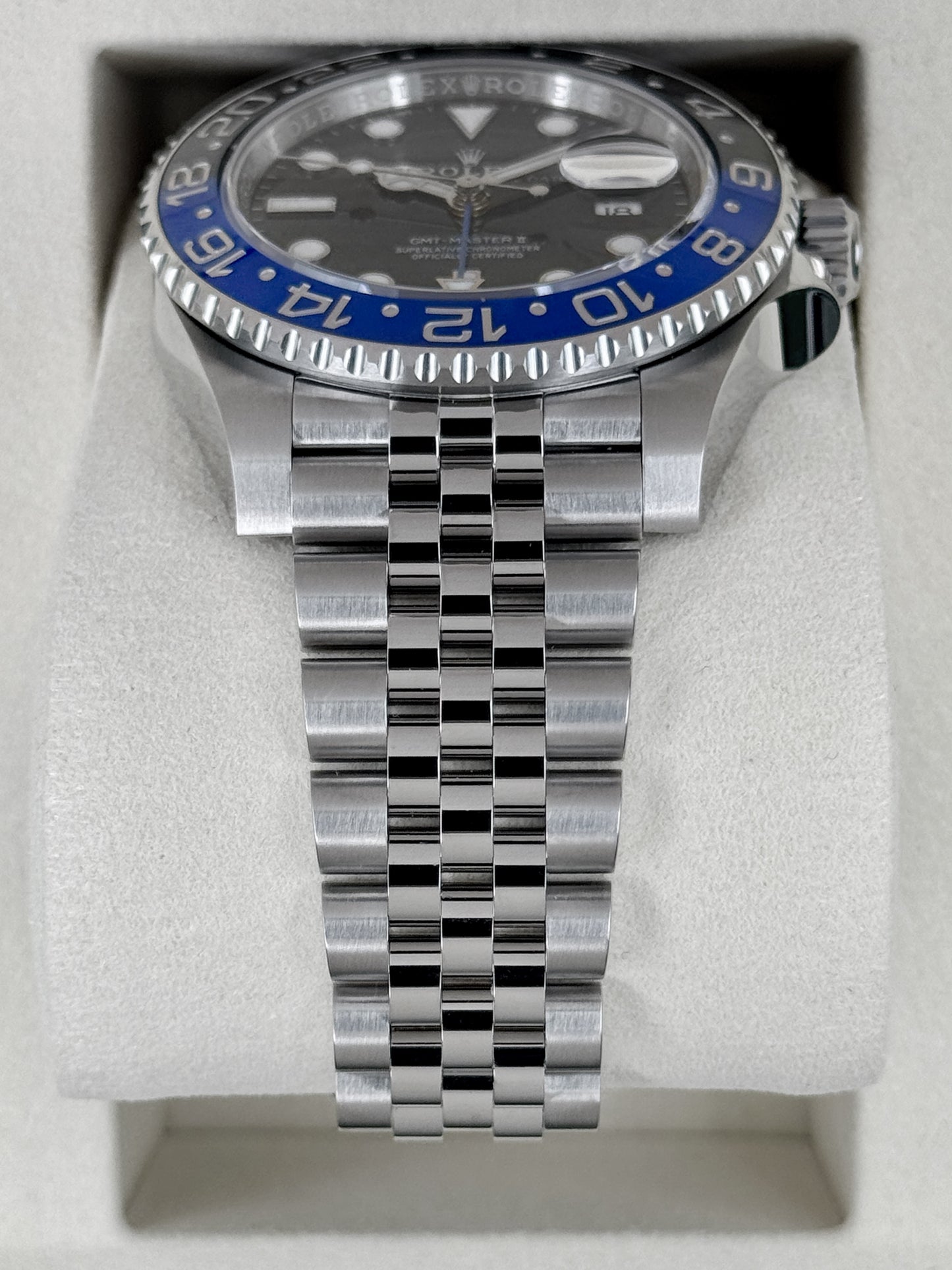 NEW 2026 Rolex GMT-Master II Batgirl 40mm 126710BLNR Jubilee (NEW STYLE CARD)