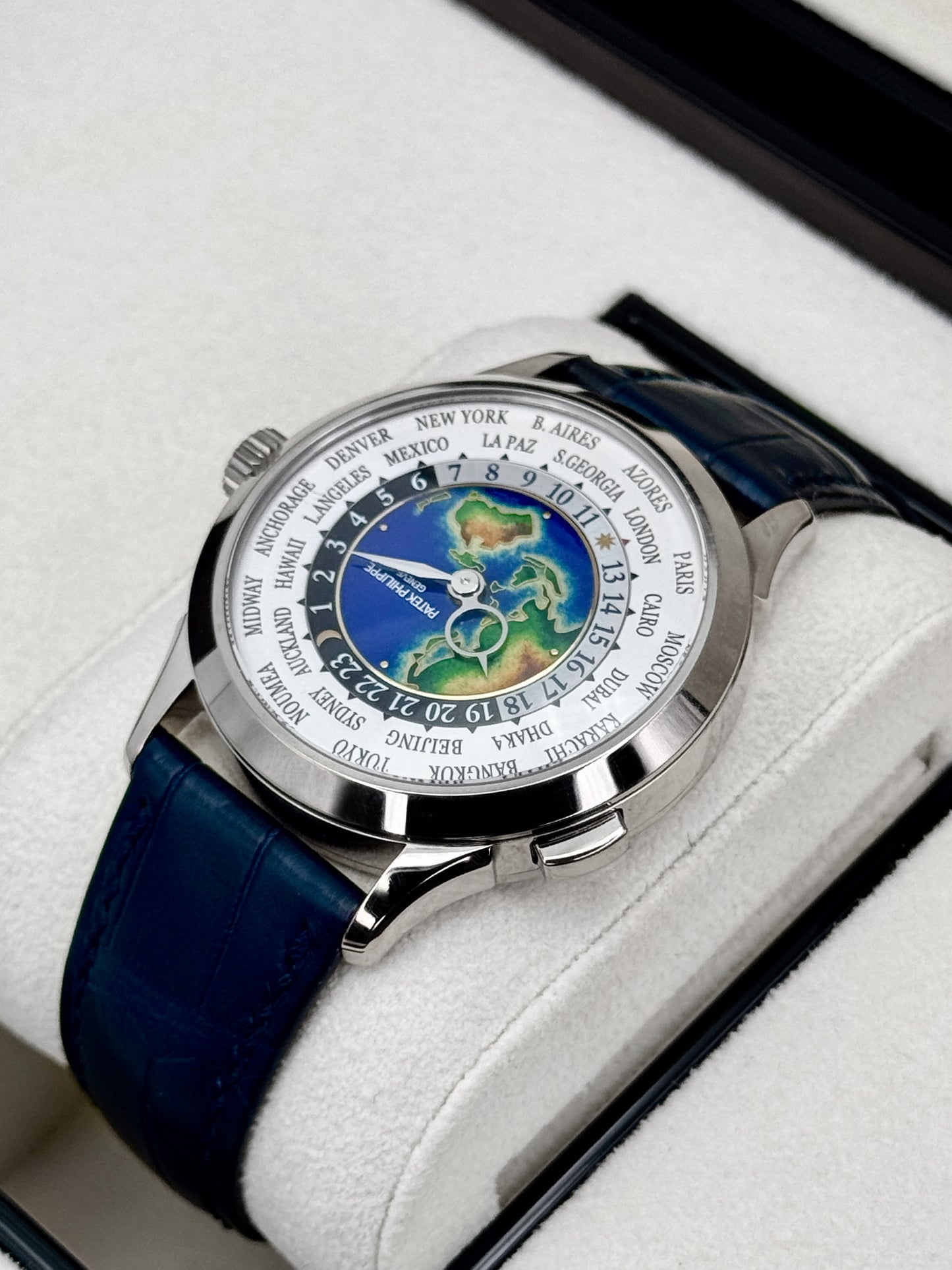 2024 Patek Philippe World Time Complications 38.5mm 5231G White Gold White Dial