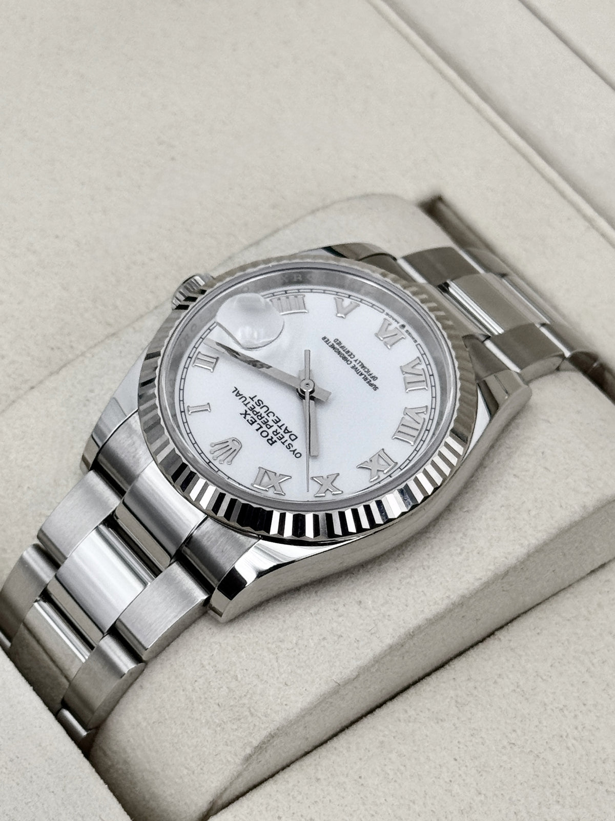 NEW 2026 Rolex Datejust 36mm 126234 Stainless Steel Oyster White Dial