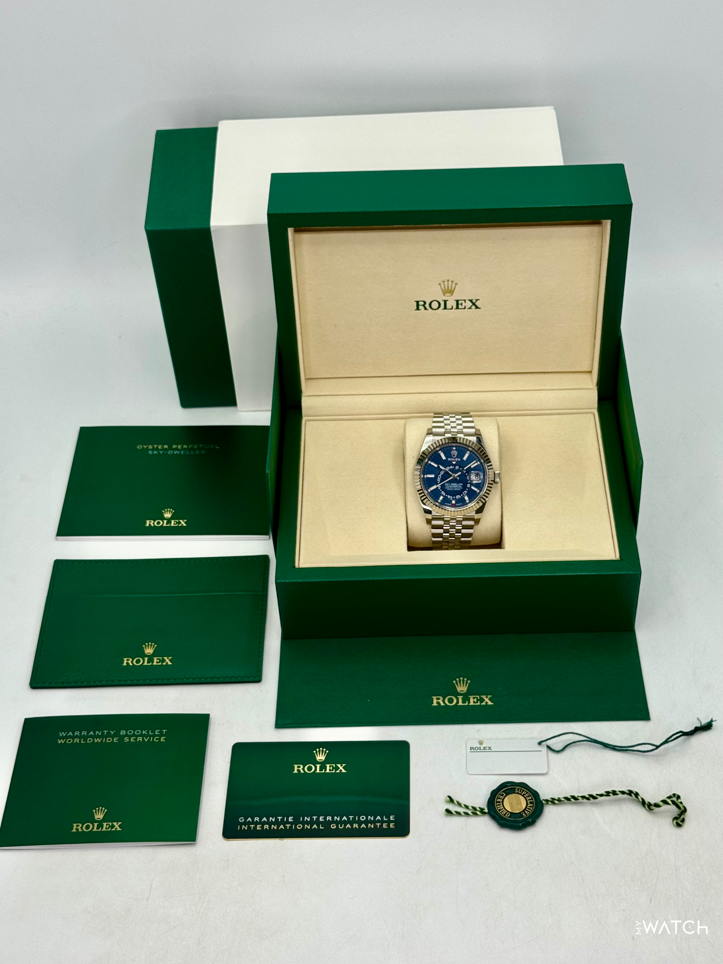 2025 Rolex Sky-Dweller 42mm 336934 Jubilee Blue Dial - MyWatchLLC