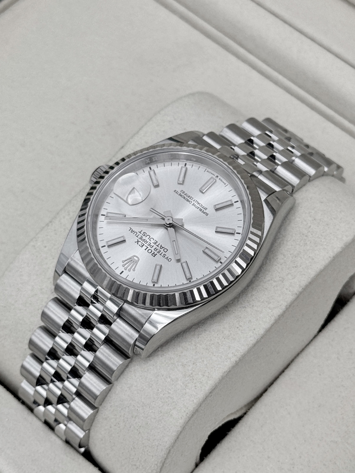 2025 Rolex Datejust 36mm 126234 Stainless Steel Jubilee Silver Dial - MyWatchLLC