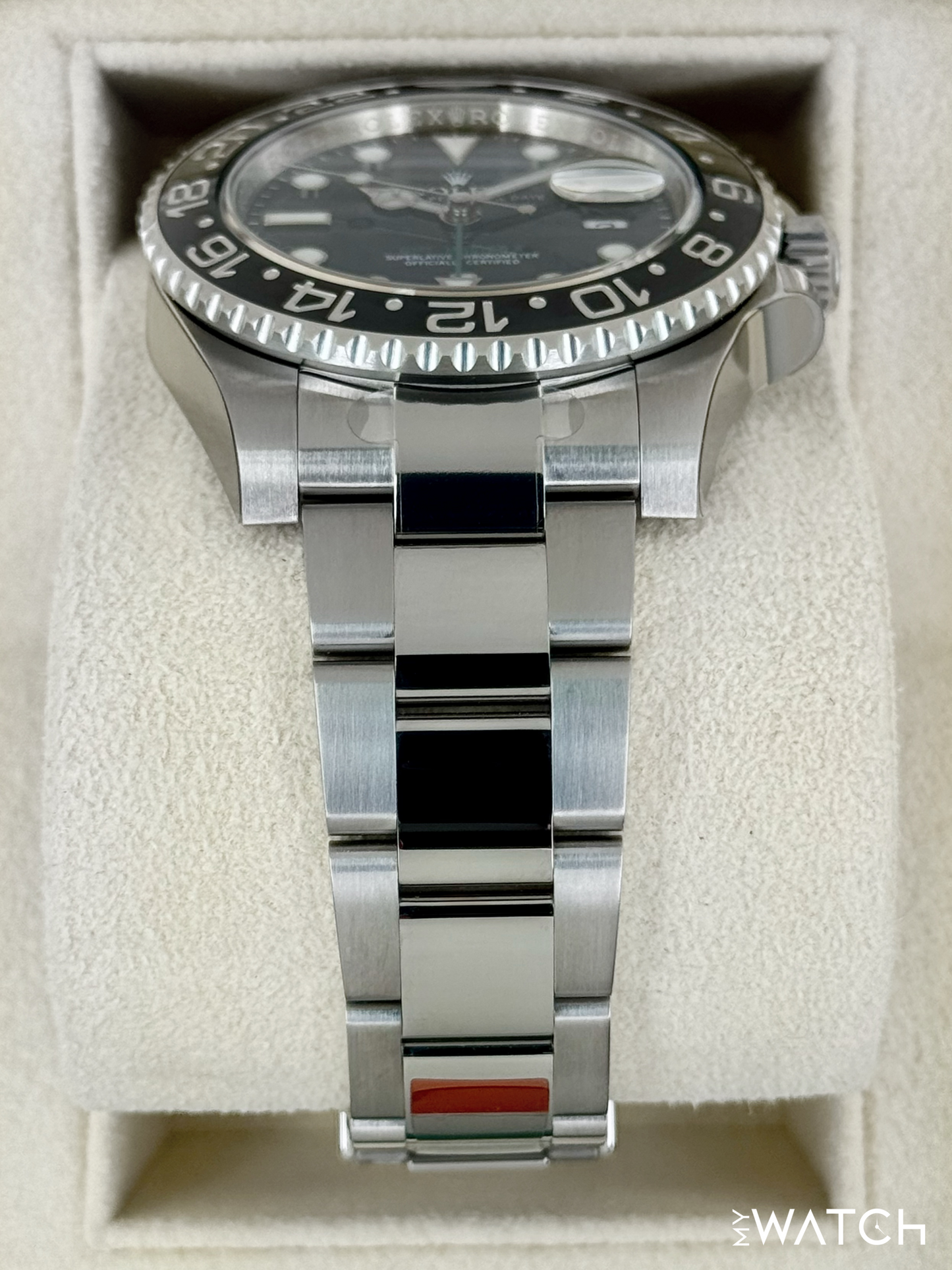 NEW OLD STOCK 2017 Rolex GMT-Master II 40mm 116710LN Stainless Steel Black Dial (STICKERED) - MyWatchLLC