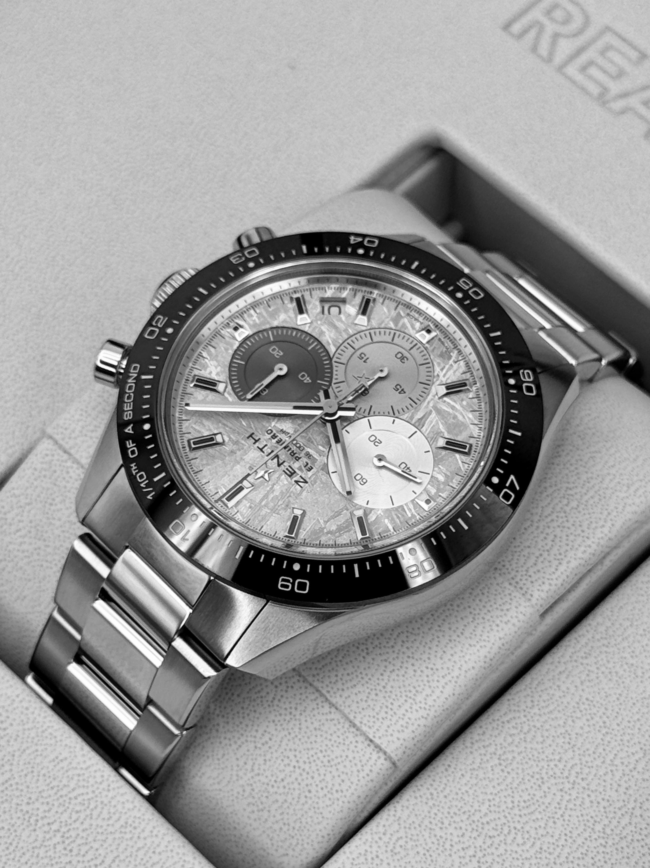 2026 Zenith Sport 41mm 03.3120.3600/76.M3100 Stainless Steel Meteorite