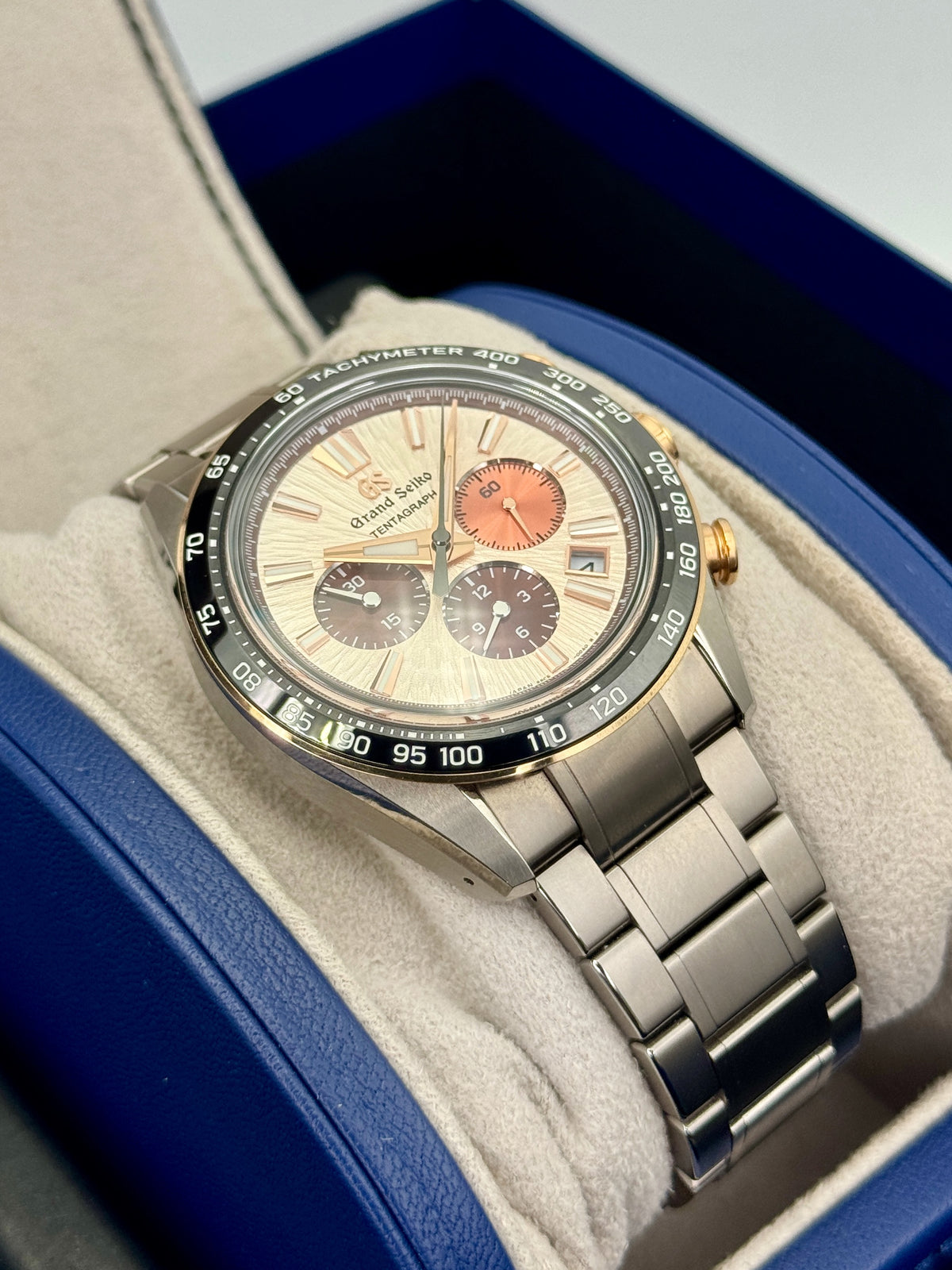 2025 Grand Seiko Evolution 9 Collection 43mm SLGC006 Titanium Copper Pink Dial