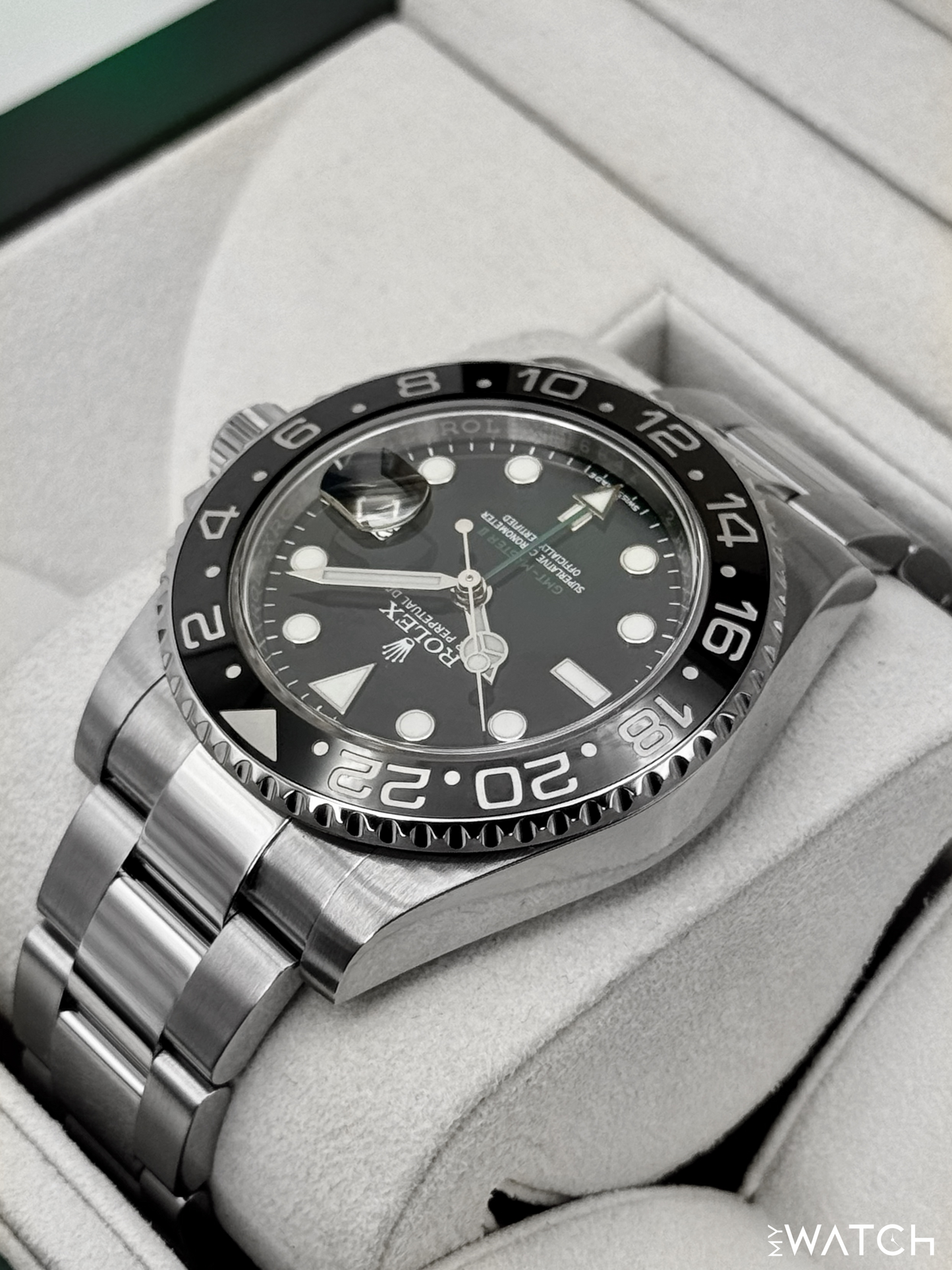 2015 Rolex GMT-Master II 40mm 116710LN Stainless Steel Black Dial - MyWatchLLC