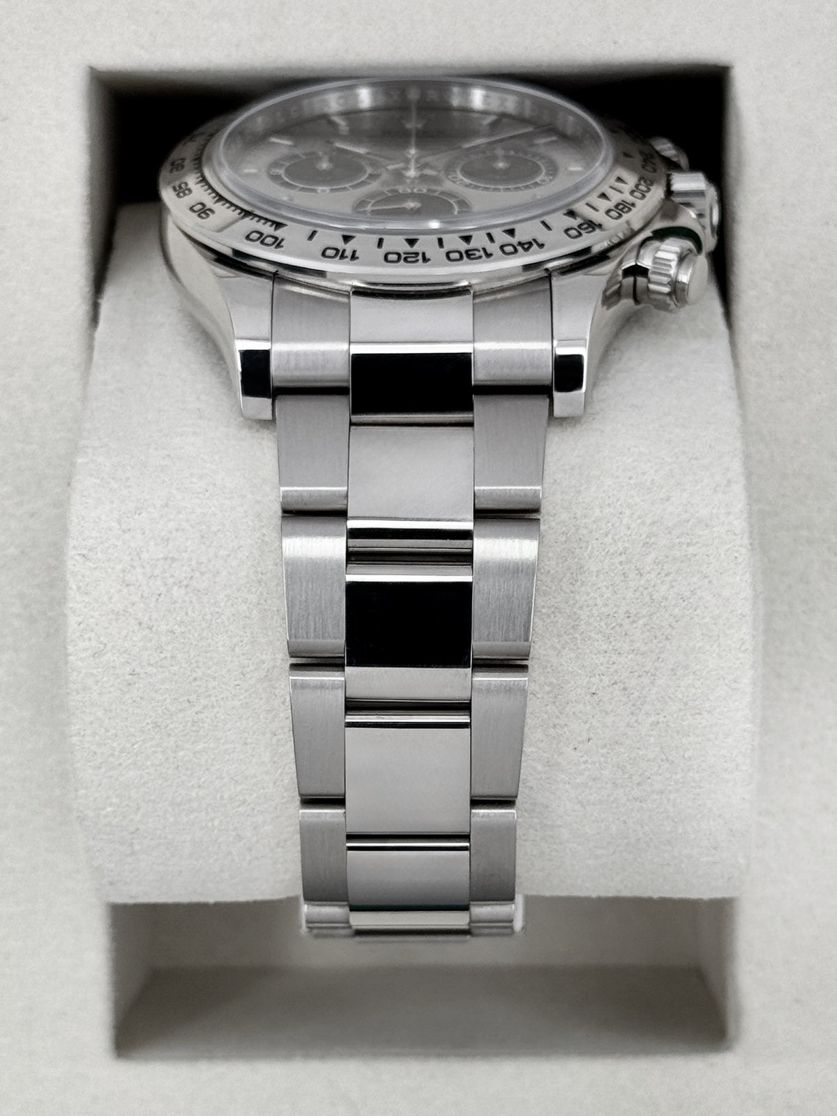 2026 Rolex Daytona 40mm 126509 White Gold Silver Ghost Dial