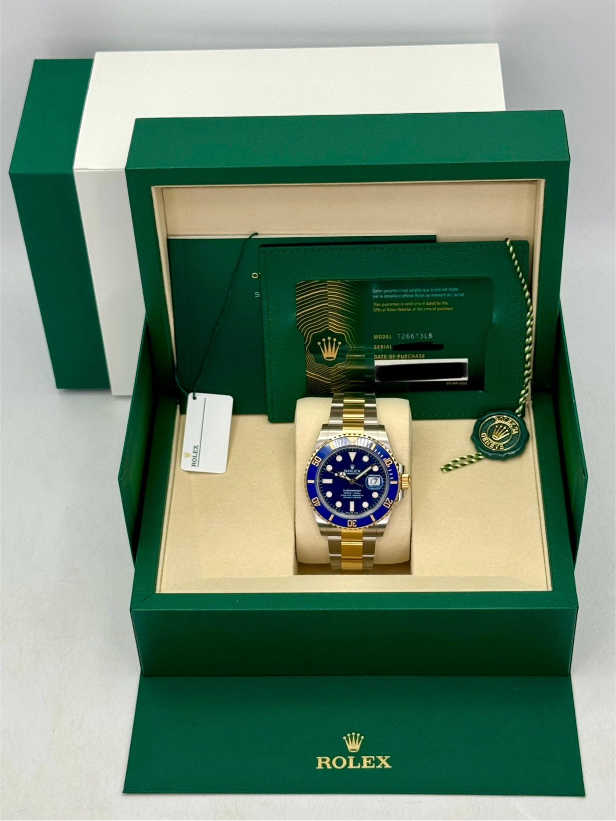 2026 Rolex Submariner Bluesy 41mm 126613LB Two-Tone Blue Dial